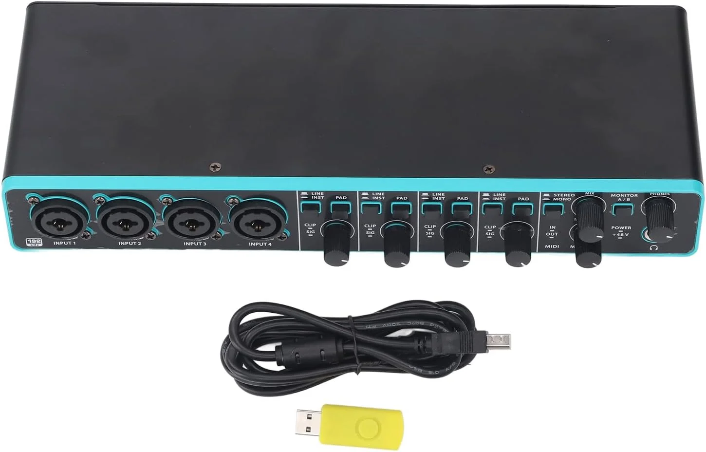 کارت صدای حرفه ای 24Bit 192kHz، فانتوم پاور 48 ولت، اتصال آسان برای ویندوز و سیستم عامل X، سازگار با میکروفون، لاین، اتصالات ترکیبی XLR و TRS کارت صدای حرفه ای 24Bit 192kHz، فانتوم پاور 48 ولت، اتصال آسان برای ویندوز و سیستم عامل X، سازگار با میکروفون، لاین، اتصالات ترکیبی XLR و TRS