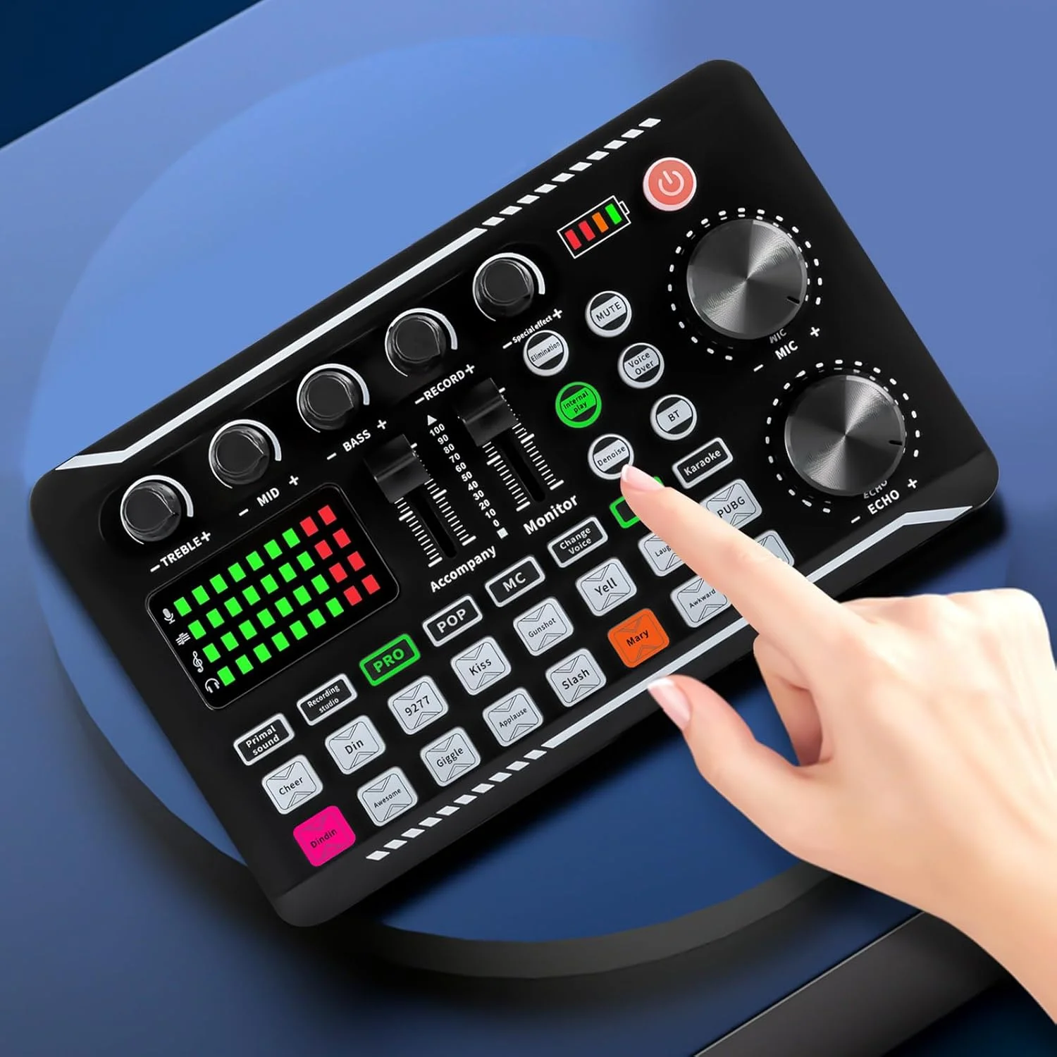 کارت صدای F998 میکسر صوتی زنده با افکت های میکسر DJ و تغییر دهنده صدا میکسر صوتی استریو بلوتوث میکسر های صوتی استریمینگ برای کارائوکه Tiktok YouTube Live کارت صدای F998 میکسر صوتی زنده با افکت های میکسر DJ و تغییر دهنده صدا میکسر صوتی استریو بلوتوث میکسر های صوتی استریمینگ برای کارائوکه Tiktok YouTube Live