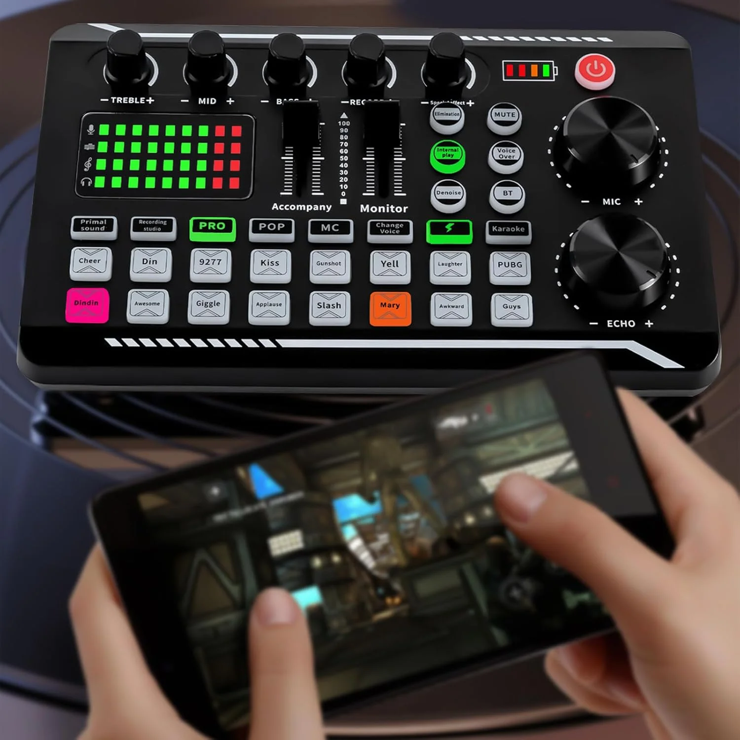 کارت صدای F998 میکسر صوتی زنده با افکت های میکسر DJ و تغییر دهنده صدا میکسر صوتی استریو بلوتوث میکسر های صوتی استریمینگ برای کارائوکه Tiktok YouTube Live کارت صدای F998 میکسر صوتی زنده با افکت های میکسر DJ و تغییر دهنده صدا میکسر صوتی استریو بلوتوث میکسر های صوتی استریمینگ برای کارائوکه Tiktok YouTube Live