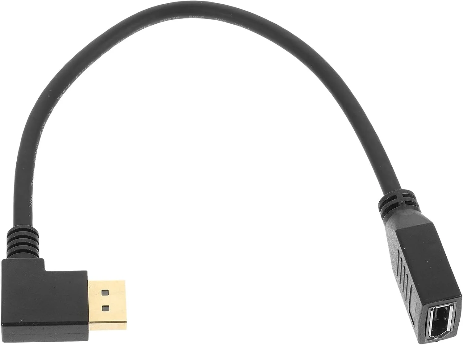 کابل افزایش طول دیسپلی پورت UHD با زاویه چپ نری به مادگی، انتقال سیگنال پایدار، ساختار بادوام و انعطاف پذیر برای توسعه مانیتور کامپیوتر در خانه و محل کار کابل افزایش طول دیسپلی پورت UHD با زاویه چپ نری به مادگی، انتقال سیگنال پایدار، ساختار بادوام و انعطاف پذیر برای توسعه مانیتور کامپیوتر در خانه و محل کار