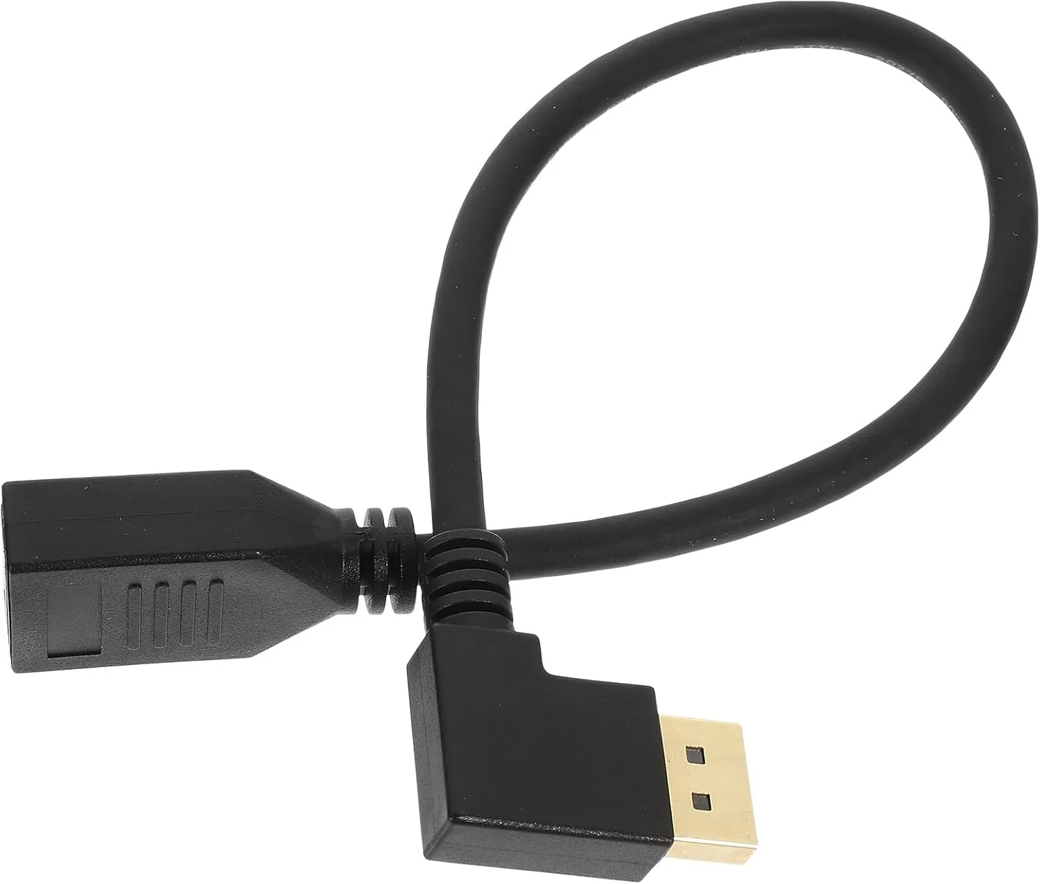 کابل افزایش طول دیسپلی پورت با زاویه راست نر به ماده، انتقال سیگنال پایدار، سازگار با مانیتورها و کامپیوترها، کابل اتصال مقاوم برای بازی و کار کابل افزایش طول دیسپلی پورت با زاویه راست نر به ماده، انتقال سیگنال پایدار، سازگار با مانیتورها و کامپیوترها، کابل اتصال مقاوم برای بازی و کار