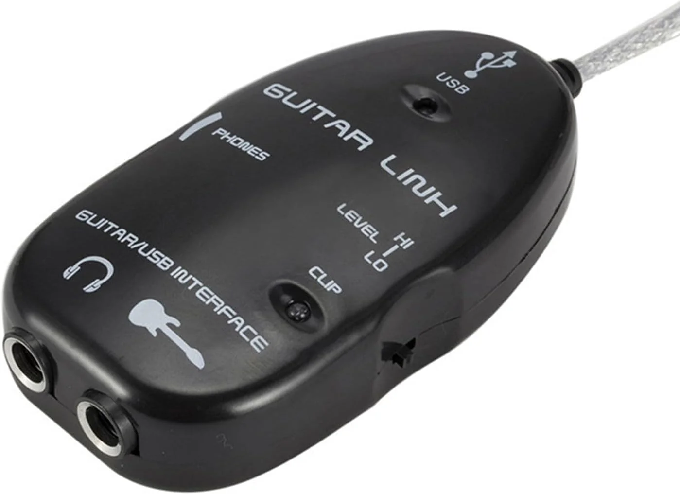 کابل رابط گیتار به USB Drfeify با تأخیر بسیار کم برای PC/Mac، ایده آل برای شبیه سازی و ضبط آمپلی فایر گیتار (مشکی) کابل رابط گیتار به USB Drfeify با تأخیر بسیار کم برای PC/Mac، ایده آل برای شبیه سازی و ضبط آمپلی فایر گیتار (مشکی)