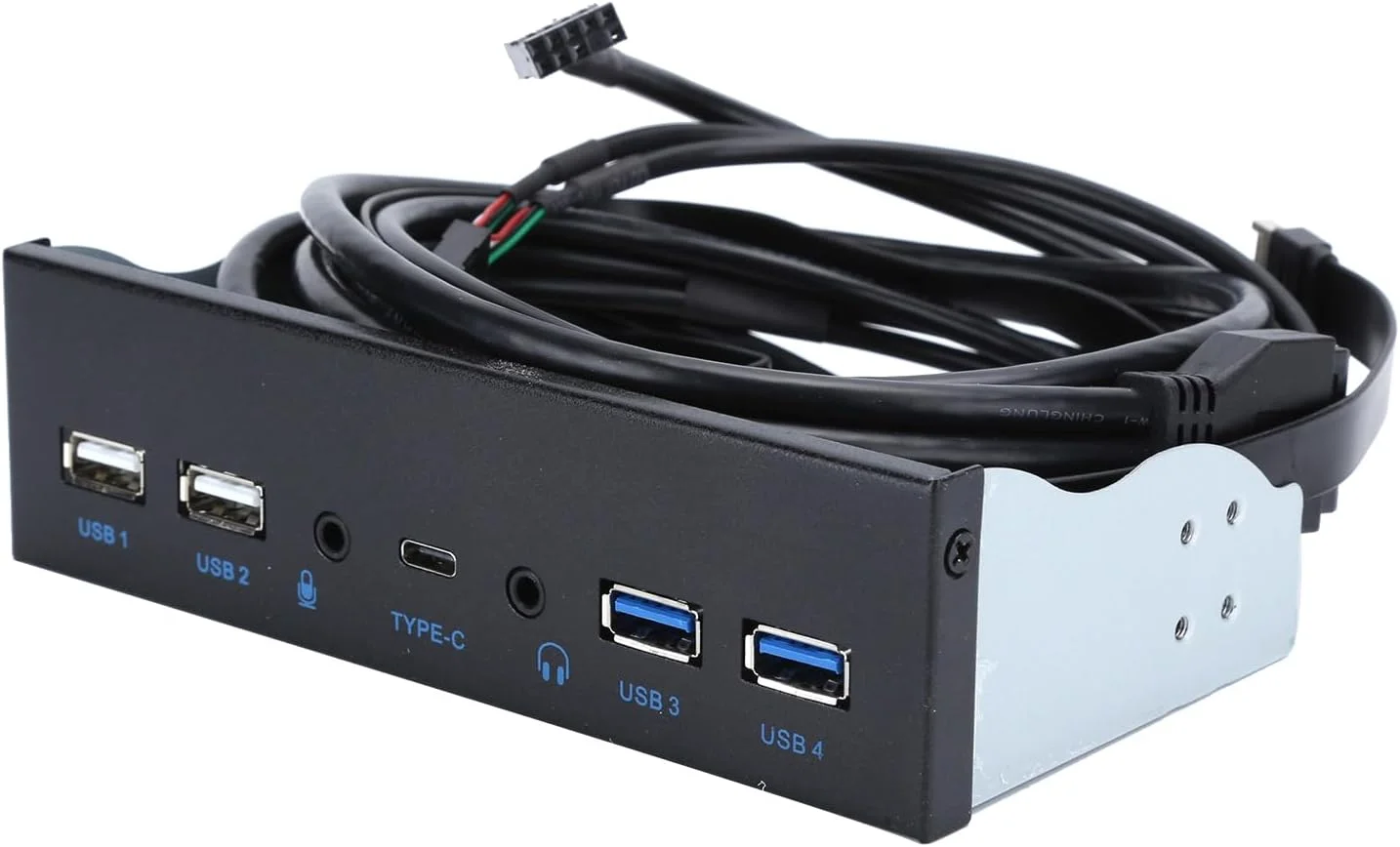 رابط صوتی USB 3.0 + 2 پورت USB 2.0، 10 گیگابیت بر ثانیه، 5 گیگابیت بر ثانیه، 480 مگابیت بر ثانیه، جک میکروفون، سازگار با WINXP/WIN7/8/10/2003، نوع C، برای WINXP/7/8/10/2003/OS X/