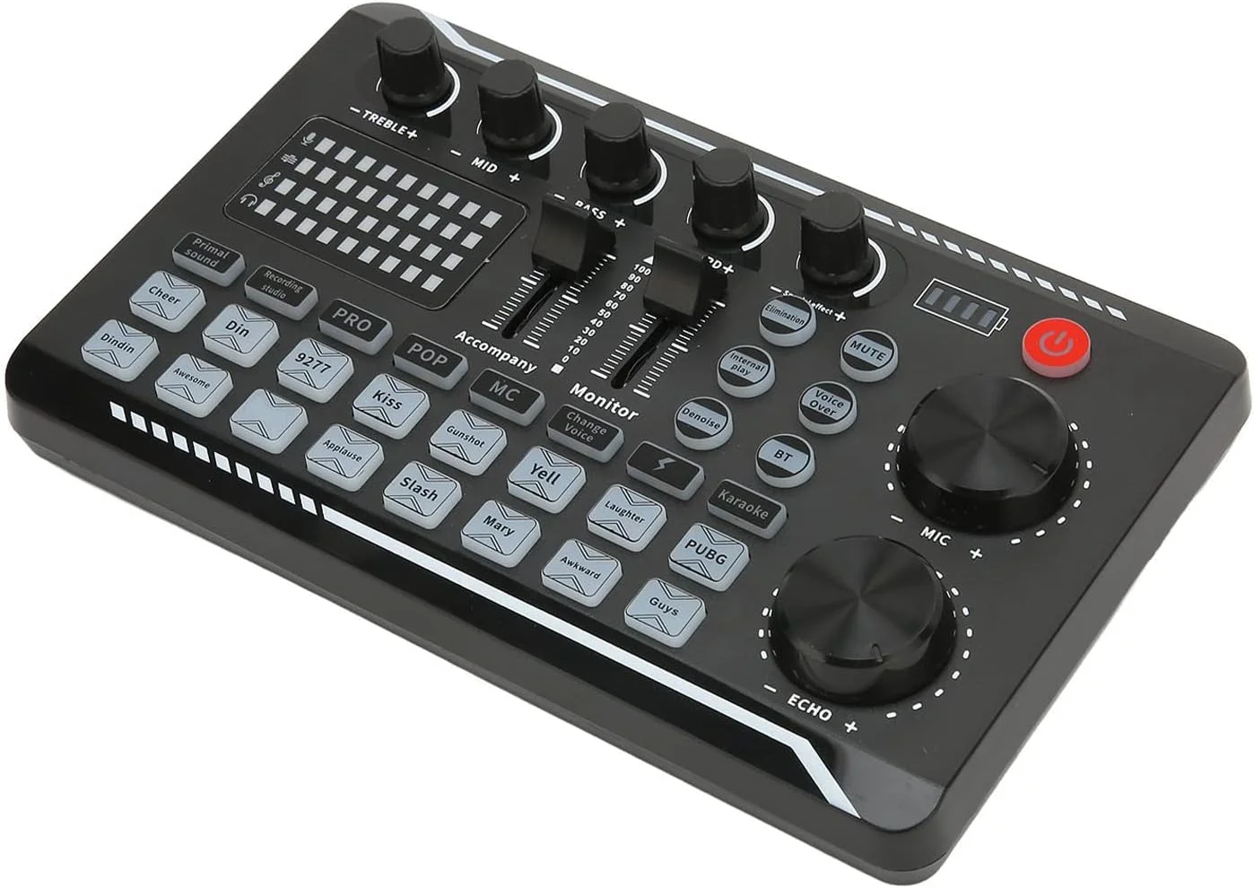 میکسر صدای Cryfokt، استریمینگ همزمان، حذف نویز هوشمند، تنظیم دقیق برای پادکست، استریمینگ خانگی KTV، مشکی میکسر صدای Cryfokt، استریمینگ همزمان، حذف نویز هوشمند، تنظیم دقیق برای پادکست، استریمینگ خانگی KTV، مشکی