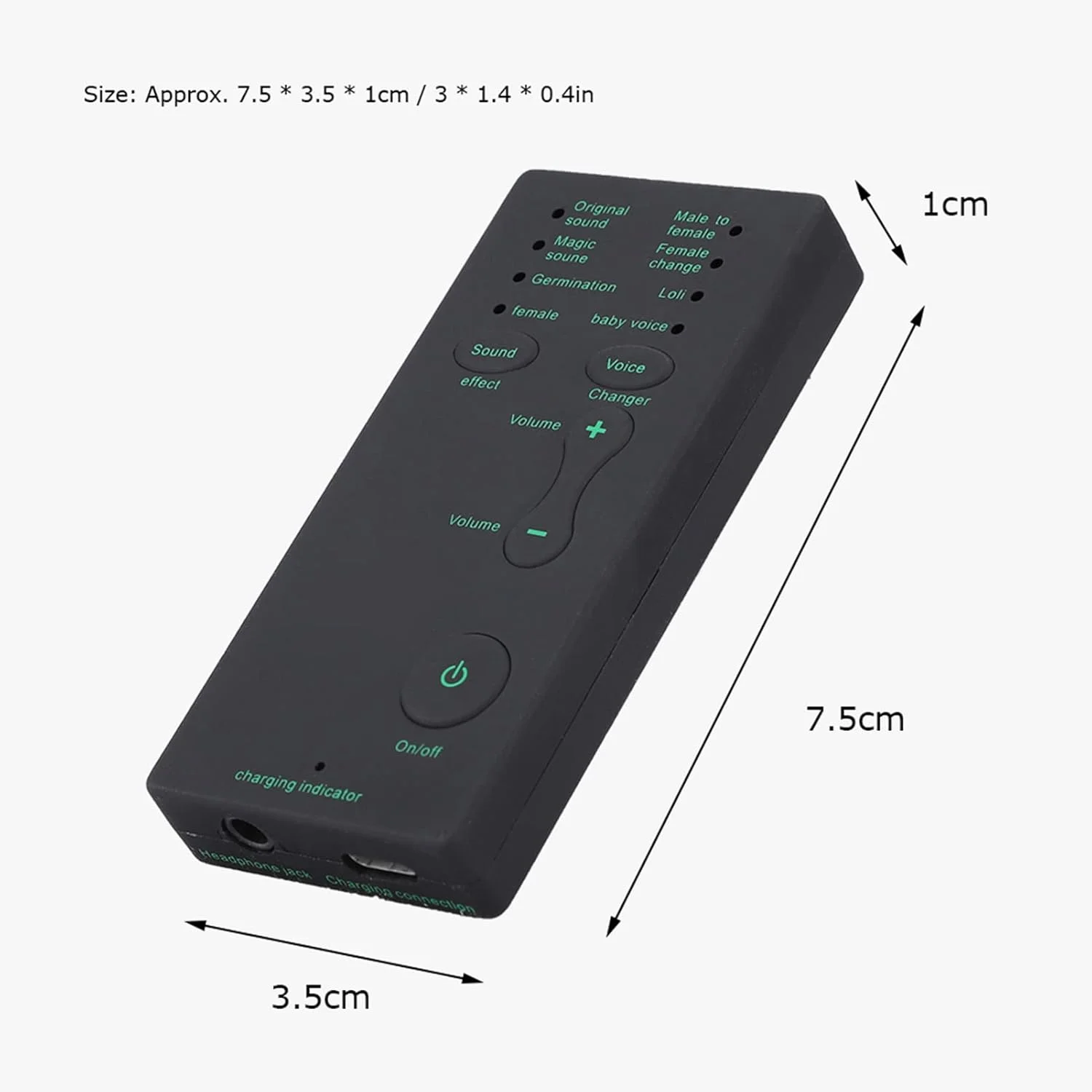 کارت صدای اکسترنال SIXRUN، تغییر دهنده صدای قابل حمل، کارت صدای USB با فناوری حذف نویز، ایده آل برای استریم موبایل و پخش زنده کارت صدای اکسترنال SIXRUN، تغییر دهنده صدای قابل حمل، کارت صدای USB با فناوری حذف نویز، ایده آل برای استریم موبایل و پخش زنده