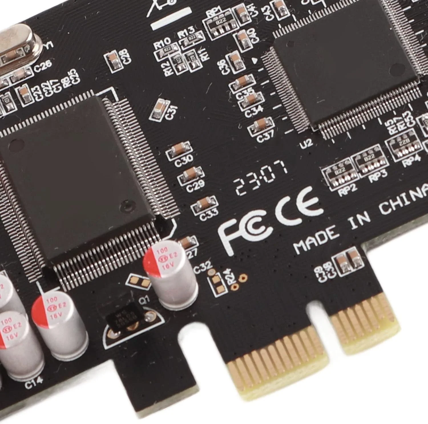 کارت صدای استریو 6 کاناله Cryfokt با خروجی جلو/عقب و رابط خروجی S/PDIF، کارت PCI-E برای کامپیوترهای 32/64 بیتی 7/Vista/XP، ایده آل برای بازی های سه بعدی بزرگ کارت صدای استریو 6 کاناله Cryfokt با خروجی جلو/عقب و رابط خروجی S/PDIF، کارت PCI-E برای کامپیوترهای 32/64 بیتی 7/Vista/XP، ایده آل برای بازی های سه بعدی بزرگ