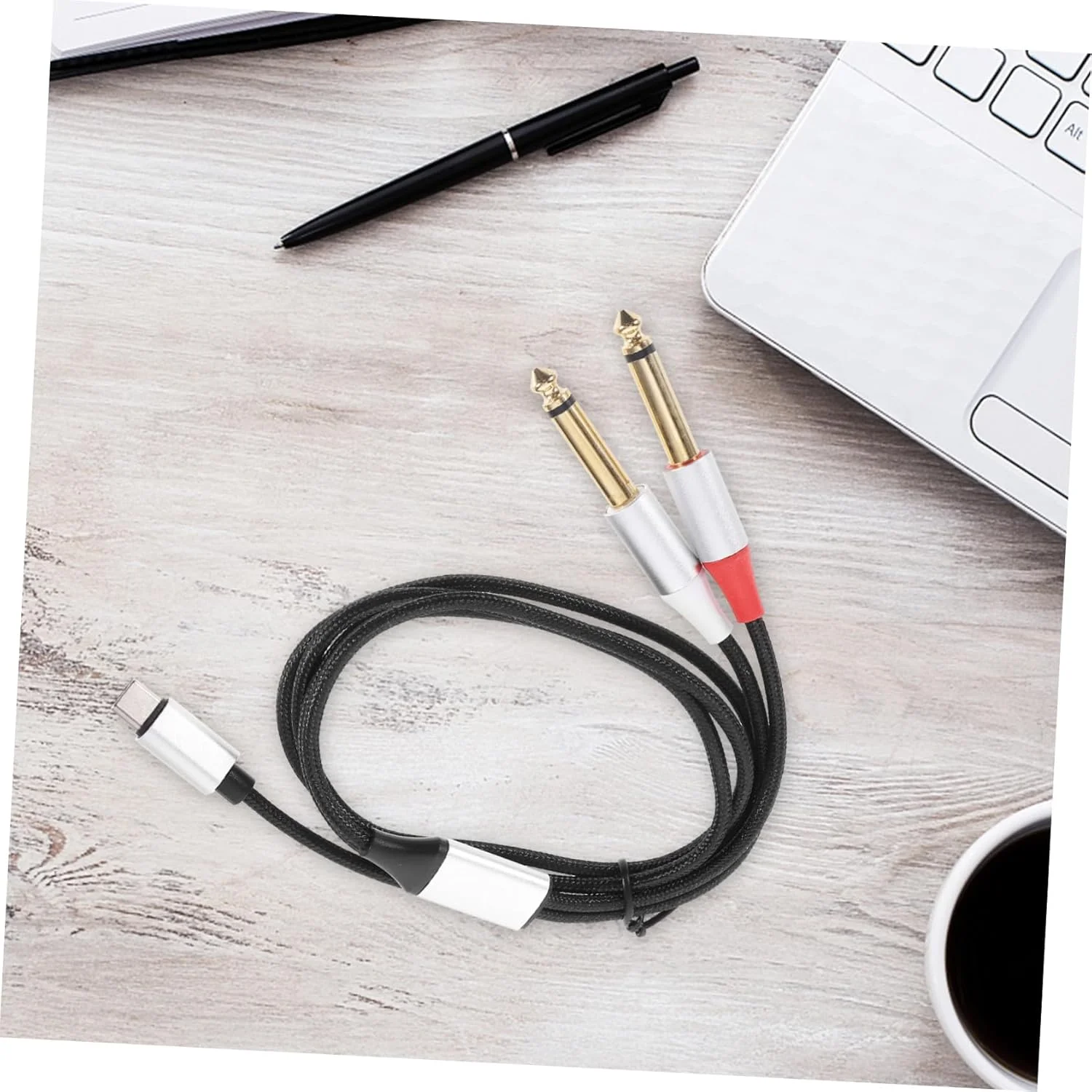 کابل صوتی دوگانه USB C GALPADA مبدل صوتی بادوام برای بلندگوها میکسرها سازگار با تلفن هوشمند تبلت لپ تاپ صدای واضح قابل حمل کابل صوتی دوگانه USB C GALPADA مبدل صوتی بادوام برای بلندگوها میکسرها سازگار با تلفن هوشمند تبلت لپ تاپ صدای واضح قابل حمل