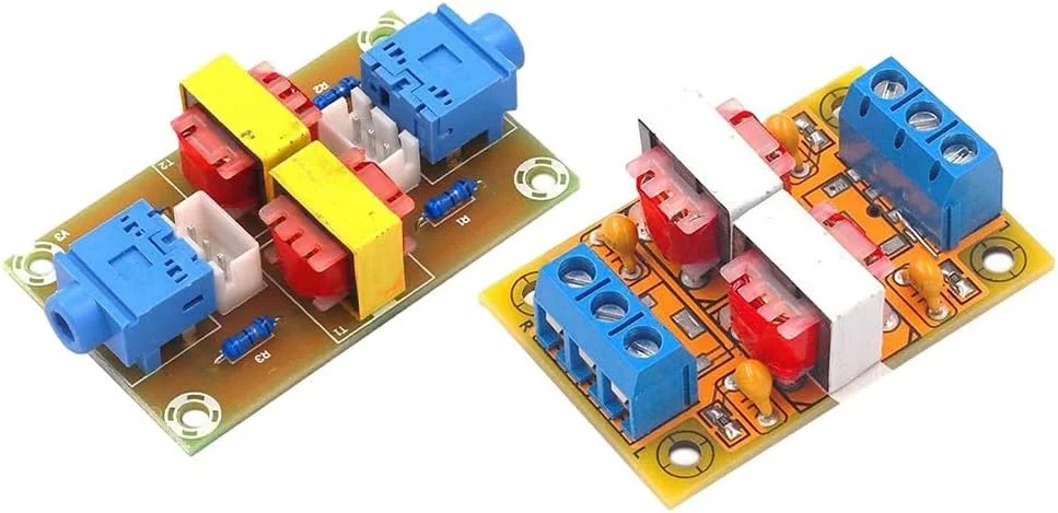 2 عدد فیلتر حذف نویز صدا برای کامپیوتر با ترانسفورماتورهای با کیفیت هوافضا برای حذف قابل اعتماد هام در سیگنال های صوتی (2.0) 2 عدد فیلتر حذف نویز صدا برای کامپیوتر با ترانسفورماتورهای با کیفیت هوافضا برای حذف قابل اعتماد هام در سیگنال های صوتی (2.0)