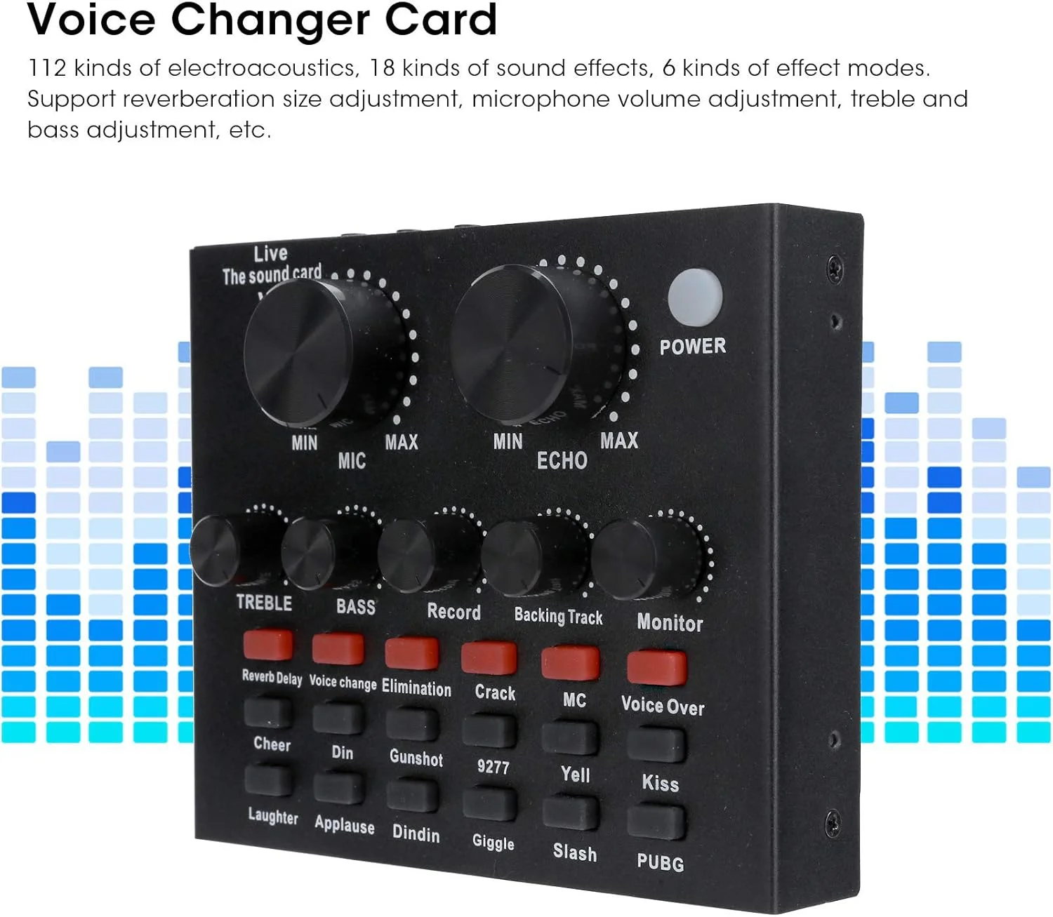 کارت صدا VBESTLIFE، کارت صدا، کارت تغییر صدا، 18 جلوه صوتی، 7 روش اتصال برای تلفن های همراه، کامپیوتر کارت صدا VBESTLIFE، کارت صدا، کارت تغییر صدا، 18 جلوه صوتی، 7 روش اتصال برای تلفن های همراه، کامپیوتر