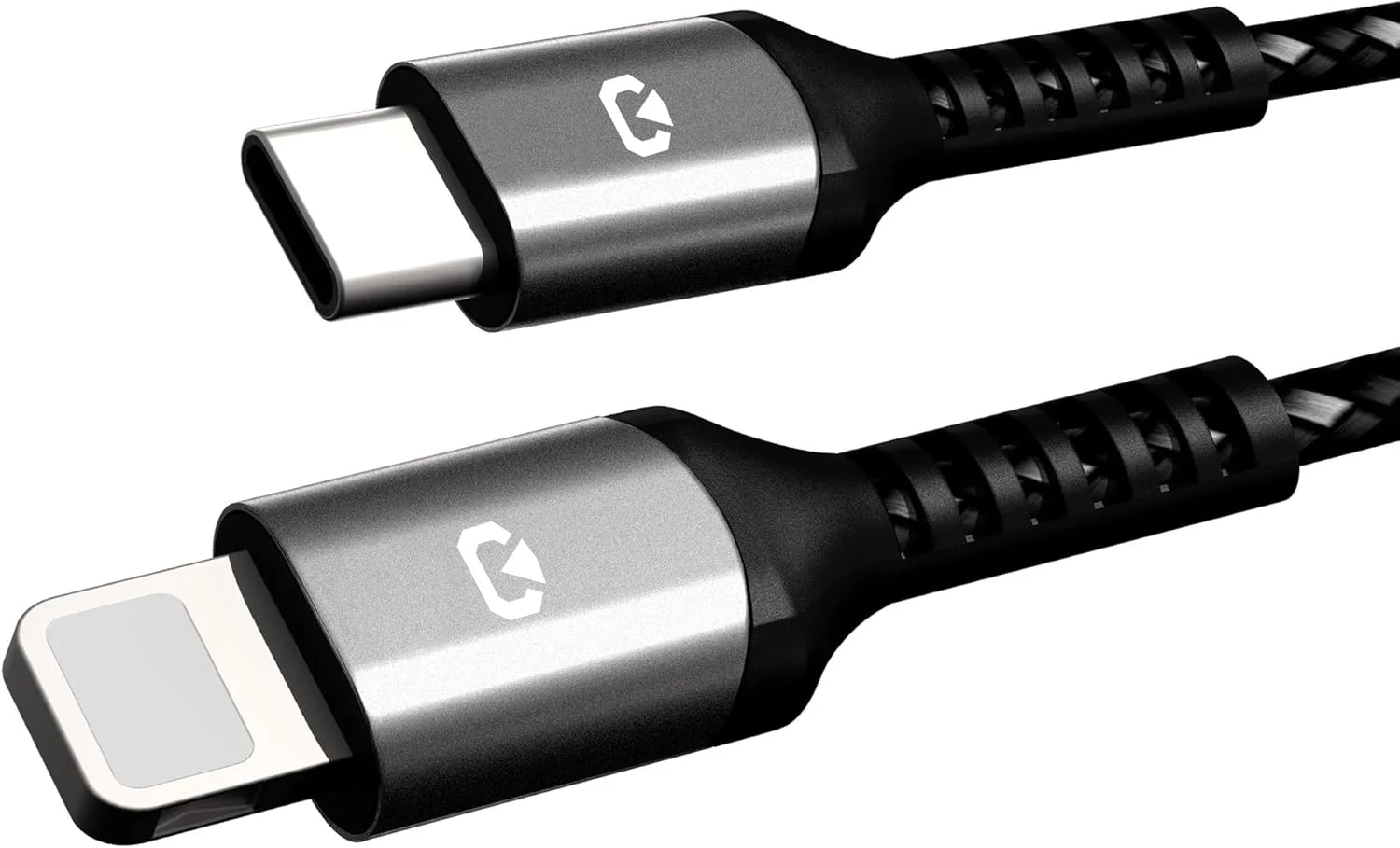 کابل USB-C به آیفون، شارژ سریع و انتقال داده برای سیم شارژر آیفون [پشتیبانی از CarPlay]، شارژ نایلونی Type-C اپل برای آیفون 14/13/12/11 پرو مکس پلاس XR XS SE/AirPods/iPad، طول 1 متر