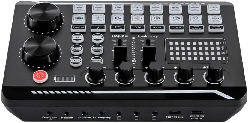 کارت صدای بلوتوثی، کنسول رابط صوتی حرفه ای، کارت صدا 4 کاناله برای ضبط و پخش زنده کارت صدای بلوتوثی، کنسول رابط صوتی حرفه ای، کارت صدا 4 کاناله برای ضبط و پخش زنده