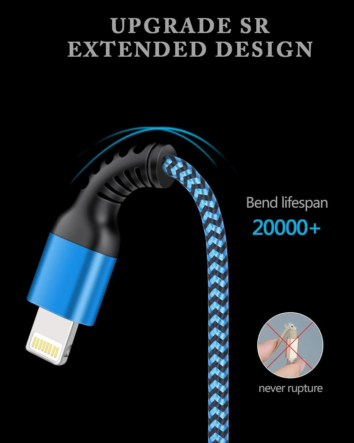 کابل شارژ کوتاه آیفون، کابل USB A به لایتنینگ 30 سانتی‌متری 2 عددی [دارای گواهی MFI اپل] سیم بافته شده شارژ سریع خط داده برای آیفون 14 پرو مکس 13 12 پرو/11/XS/XR/X/SE/8 پلاس/7/6s، آیپد مینی/ایر برای خودرو