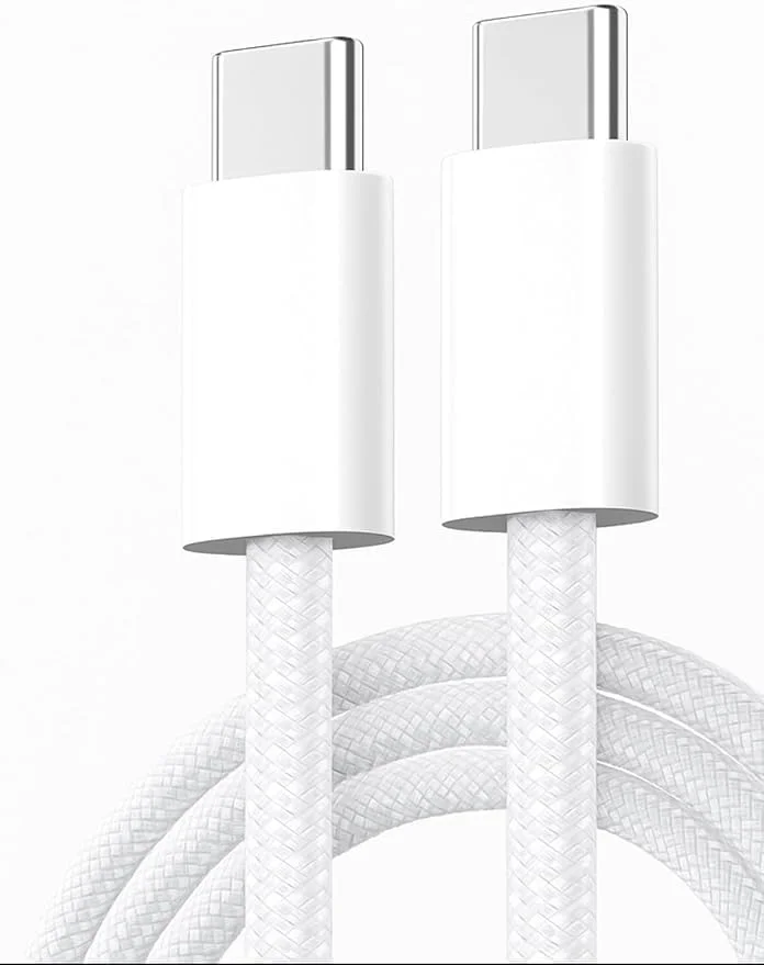 کابل اصلی USB-C به Type-C برای اپل آیفون 17، 17 ایر، 17 پرو، 17 پرو مکس | شارژ سریع 60 وات | کابل شارژ بادوام | لوازم جانبی شارژ و همگام سازی داده 60 وات کابل اصلی USB-C به Type-C برای اپل آیفون 17، 17 ایر، 17 پرو، 17 پرو مکس | شارژ سریع 60 وات | کابل شارژ بادوام | لوازم جانبی شارژ و همگام سازی داده 60 وات