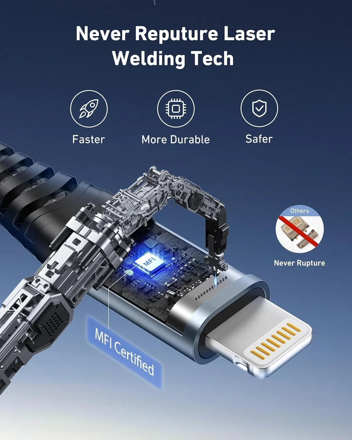 کابل شارژ کوتاه آیفون ohbox به طول 30 سانتی متر، بسته 3 عددی کابل USB به لایتنینگ برای شارژ سریع، انتقال داده و سازگار با آیفون 12/11/Xs/Xs Max/Xr/X/8/8 Plus/7/7 Plus/6s/6/5/iPad کابل شارژ کوتاه آیفون ohbox به طول 30 سانتی متر، بسته 3 عددی کابل USB به لایتنینگ برای شارژ سریع، انتقال داده و سازگار با آیفون 12/11/Xs/Xs Max/Xr/X/8/8 Plus/7/7 Plus/6s/6/5/iPad