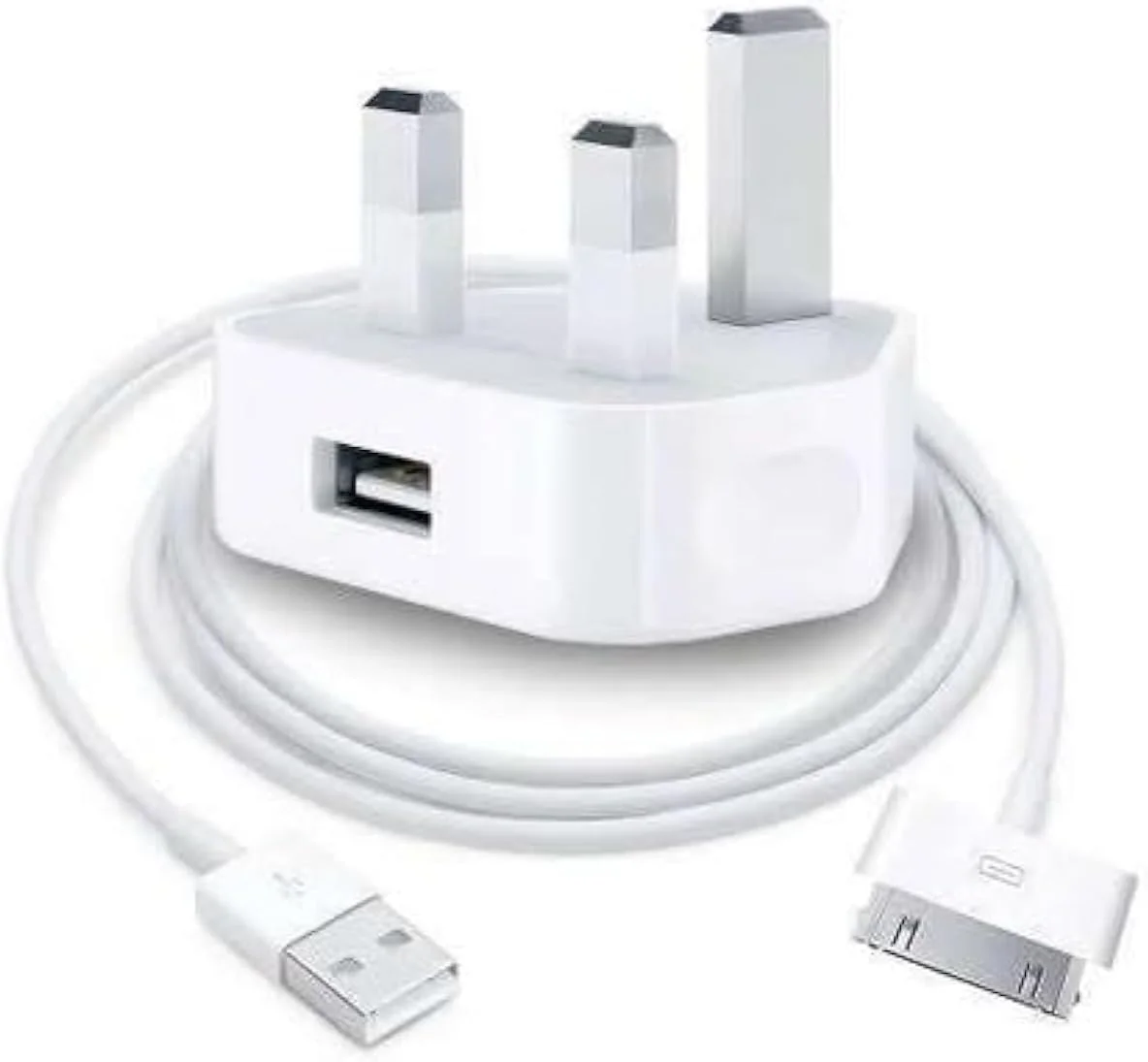 آداپتور NTECH برای آیپد اپل به همراه کابل USB به 30 پین برای آیفون 4/4S/4G و آیپد 1/2/3 آداپتور NTECH برای آیپد اپل به همراه کابل USB به 30 پین برای آیفون 4/4S/4G و آیپد 1/2/3