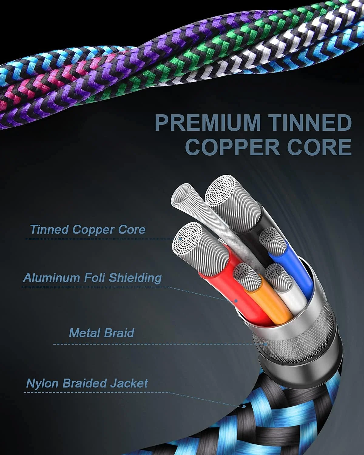 کابل شارژ لایتنینگ 90 سانتی متری، بسته 5 عددی کابل USB A به لایتنینگ برای آیفون 14 پرو مکس 14 پرو 14 13 13 پرو 12 مکس 12 پرو 11 مینی 11 پرو SE X XR XS 8 پلاس 7 6 6s، کابل شارژ تلفن دارای گواهی اپل سیم ایرپاد آیپد کابل شارژ لایتنینگ 90 سانتی متری، بسته 5 عددی کابل USB A به لایتنینگ برای آیفون 14 پرو مکس 14 پرو 14 13 13 پرو 12 مکس 12 پرو 11 مینی 11 پرو SE X XR XS 8 پلاس 7 6 6s، کابل شارژ تلفن دارای گواهی اپل سیم ایرپاد آیپد