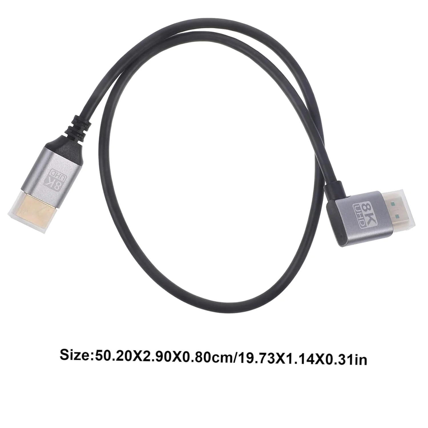 کابل اتصال مانیتور Abaodam با کانکتور زاویه دار کابل ویدیویی پرسرعت برای تلویزیون، کامپیوتر و دستگاه ها کابل اتصال مانیتور Abaodam با کانکتور زاویه دار کابل ویدیویی پرسرعت برای تلویزیون، کامپیوتر و دستگاه ها