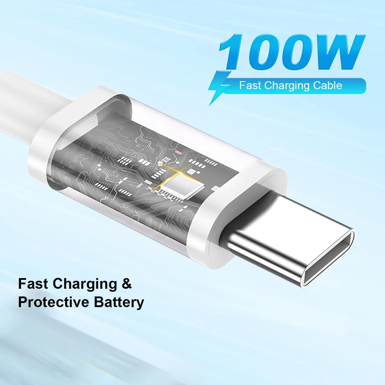 کابل USB نوع C دو متری، بسته 3 عددی، کابل شارژ سریع 100 واتی PD با روکش نایلونی USB C به USB C برای آیپد پرو، اپل مک بوک پرو، سامسونگ گلکسی S23، گوگل پیکسل 7/6 کابل USB نوع C دو متری، بسته 3 عددی، کابل شارژ سریع 100 واتی PD با روکش نایلونی USB C به USB C برای آیپد پرو، اپل مک بوک پرو، سامسونگ گلکسی S23، گوگل پیکسل 7/6