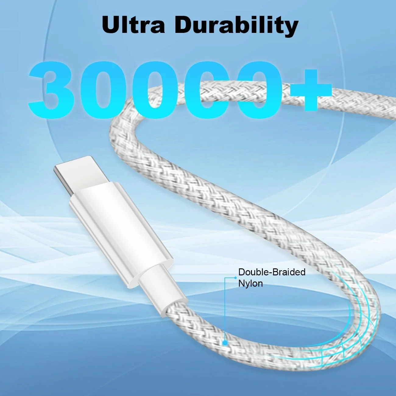 کابل USB نوع C دو متری، بسته 3 عددی، کابل شارژ سریع 100 واتی PD با روکش نایلونی USB C به USB C برای آیپد پرو، اپل مک بوک پرو، سامسونگ گلکسی S23، گوگل پیکسل 7/6 کابل USB نوع C دو متری، بسته 3 عددی، کابل شارژ سریع 100 واتی PD با روکش نایلونی USB C به USB C برای آیپد پرو، اپل مک بوک پرو، سامسونگ گلکسی S23، گوگل پیکسل 7/6