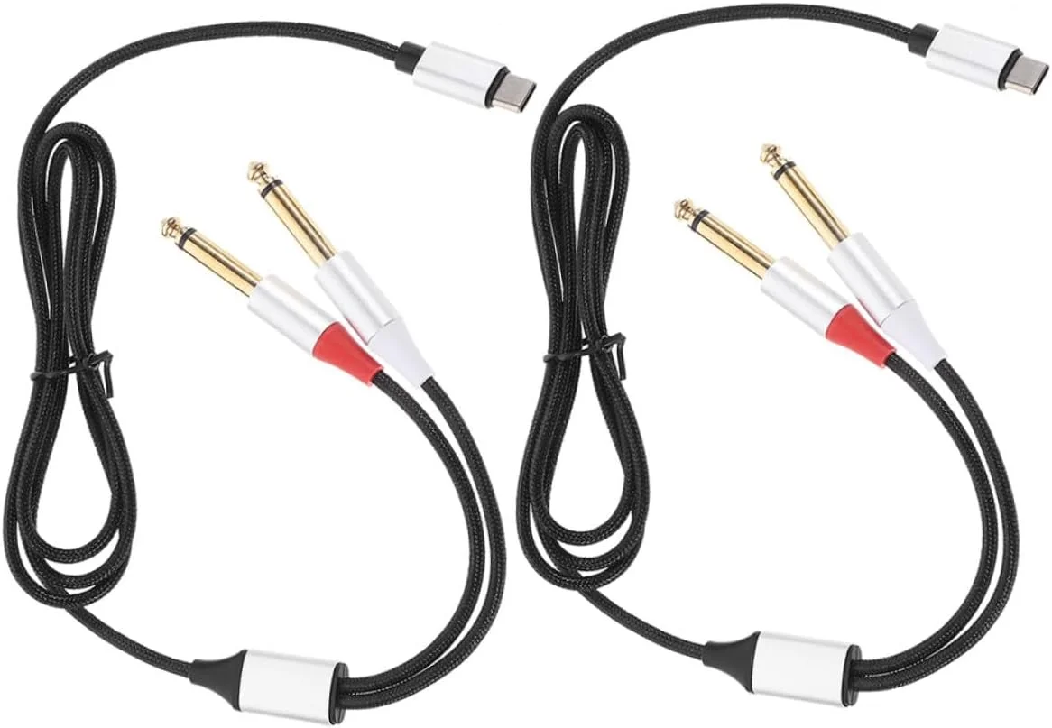 کابل تبدیل USB C به دوگانه صدا، سازگار با تلفن هوشمند، تبلت، لپ تاپ، اتصال آسان برای نوازندگان و علاقه مندان به صدا کابل تبدیل USB C به دوگانه صدا، سازگار با تلفن هوشمند، تبلت، لپ تاپ، اتصال آسان برای نوازندگان و علاقه مندان به صدا