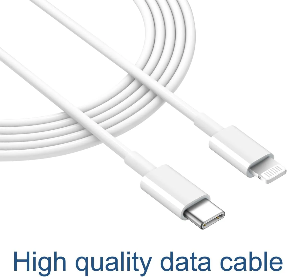 کابل لایتنینگ شارژ سریع آیفون [دارای گواهی Apple MFi] بسته 2 عددی کابل USB-C به لایتنینگ (2 متر) شارژ سریع سازگار با iPhone14/14 Plus/14 Pro/14 Pro Max/13/13pro/12/12 Pro/12 Pro Max/11/iPad