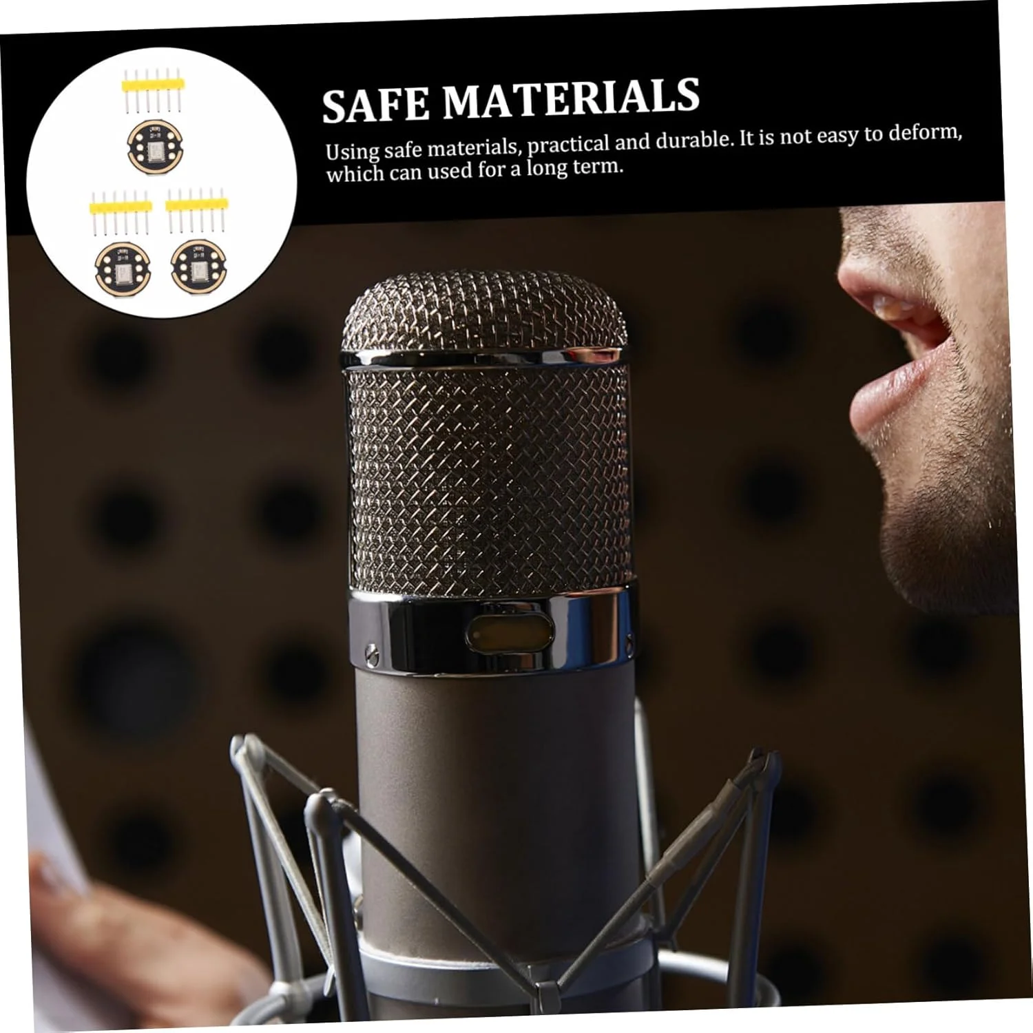 ماژول میکروفون همه جهته حرفه ای Abaodam، دقت بالا، مصرف انرژی پایین، خروجی دیجیتال، فناوری میکروفون سازگار با Esp32 ماژول میکروفون همه جهته حرفه ای Abaodam، دقت بالا، مصرف انرژی پایین، خروجی دیجیتال، فناوری میکروفون سازگار با Esp32