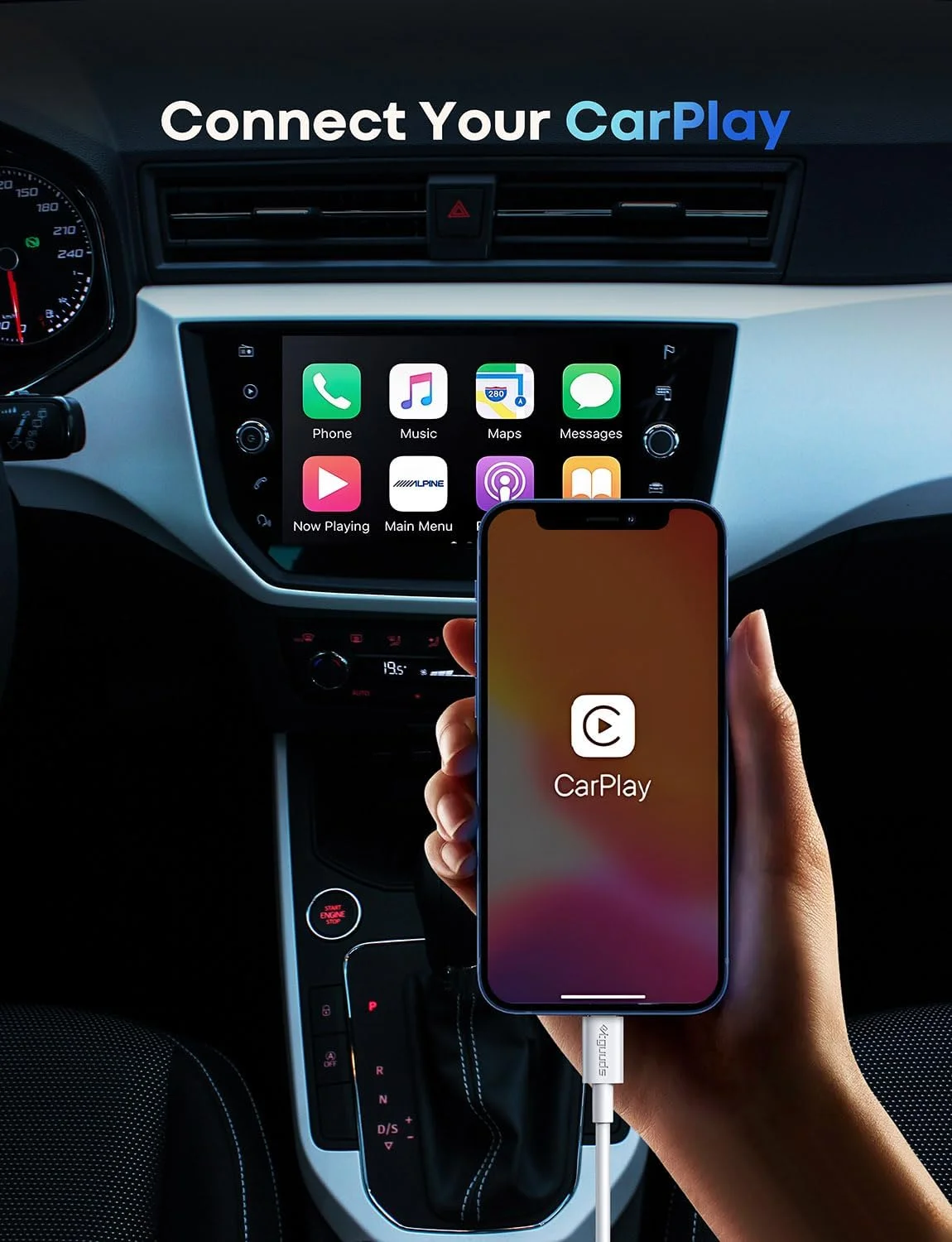 کابل Carplay خودرو etguuds برای آیفون 16 15 پرو مکس/پرو/پلاس، کابل USB به USB C سه فوتی برای Apple Car Play آیفون 16 15، برای آیپد USB C Cord - بسته 2 عددی کابل شارژر خودرو USB A به USB C کابل Carplay خودرو etguuds برای آیفون 16 15 پرو مکس/پرو/پلاس، کابل USB به USB C سه فوتی برای Apple Car Play آیفون 16 15، برای آیپد USB C Cord - بسته 2 عددی کابل شارژر خودرو USB A به USB C
