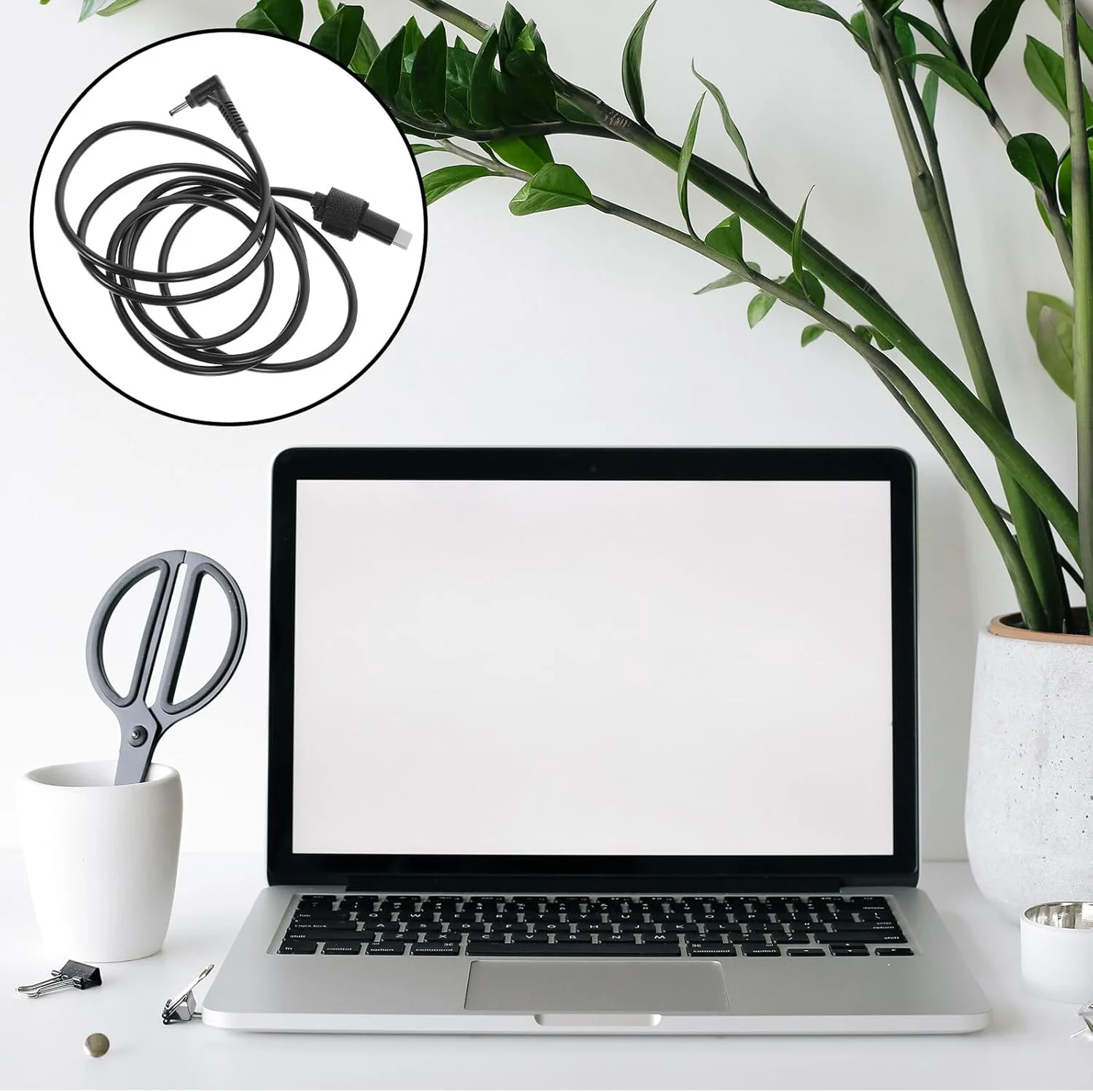 کابل شارژ USB C به DC آداپتور شارژ سریع انعطاف پذیر سازگار برای لپ تاپ دوربین کابل شارژ برق همه کاره کابل شارژ USB C به DC آداپتور شارژ سریع انعطاف پذیر سازگار برای لپ تاپ دوربین کابل شارژ برق همه کاره