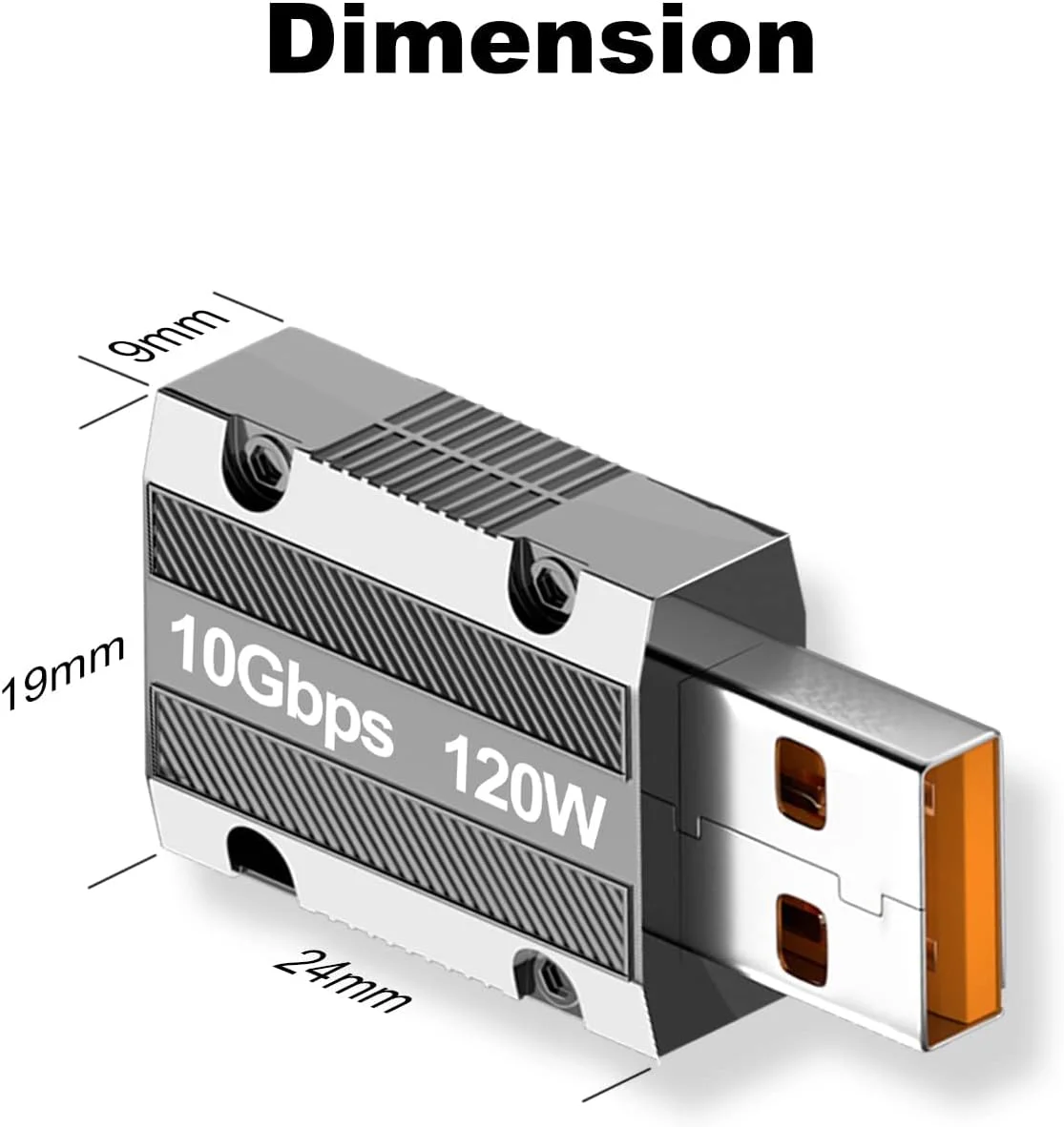تبدیل USB به USB-C اکسفور، بسته 2 عددی، بدنه آلیاژ روی، شارژ فوق العاده سریع 120 وات، تبدیل USB 3.0 نر به USB Type-C ماده برای اپل واچ، آیپد، آیفون، ایرپادز، کامپیوتر، لپ تاپ، شارژر و غیره تبدیل USB به USB-C اکسفور، بسته 2 عددی، بدنه آلیاژ روی، شارژ فوق العاده سریع 120 وات، تبدیل USB 3.0 نر به USB Type-C ماده برای اپل واچ، آیپد، آیفون، ایرپادز، کامپیوتر، لپ تاپ، شارژر و غیره