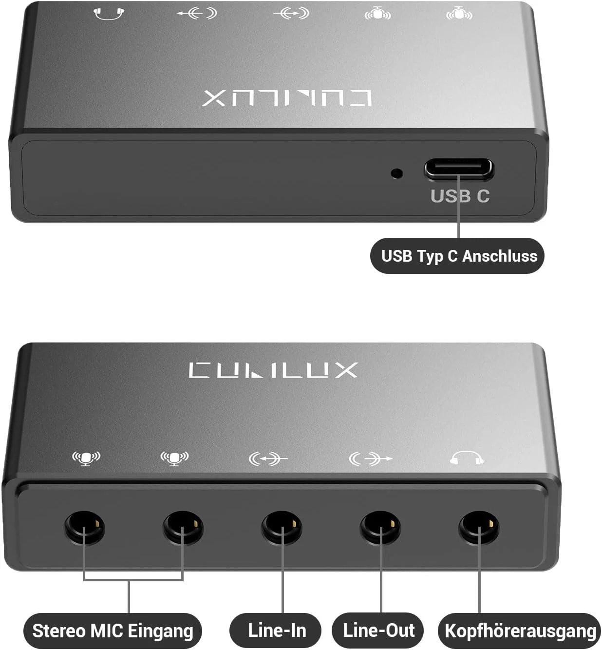 کارت صدای USB کیوبیلاکس 5 کاناله برای ضبط و استریم، کارت صدای USB به 3.5 میلیمتری با ورودی میکروفون استریو، ورودی خط، خروجی خط و خروجی هدفون برای مانیتورها، پشتیبانی از ویندوز و مکاواس کارت صدای USB کیوبیلاکس 5 کاناله برای ضبط و استریم، کارت صدای USB به 3.5 میلیمتری با ورودی میکروفون استریو، ورودی خط، خروجی خط و خروجی هدفون برای مانیتورها، پشتیبانی از ویندوز و مکاواس