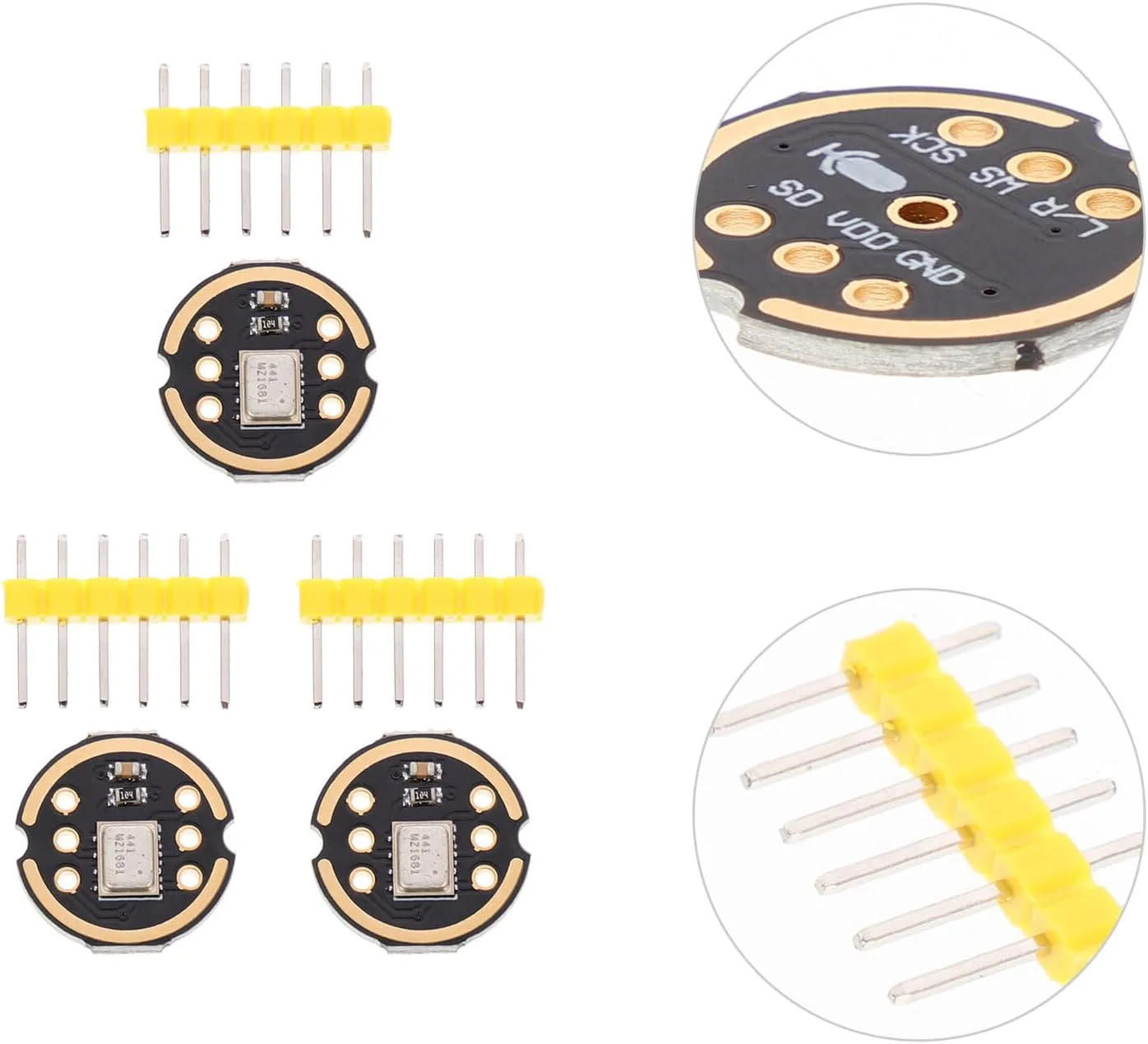 3 عدد ماژول میکروفون MEMS همه جهته با رابط I²S، دقت بالا و مصرف انرژی پایین، سازگار برای کنفرانس تلفنی، دستگاه های تلفن همراه و تبلت ها 3 عدد ماژول میکروفون MEMS همه جهته با رابط I²S، دقت بالا و مصرف انرژی پایین، سازگار برای کنفرانس تلفنی، دستگاه های تلفن همراه و تبلت ها