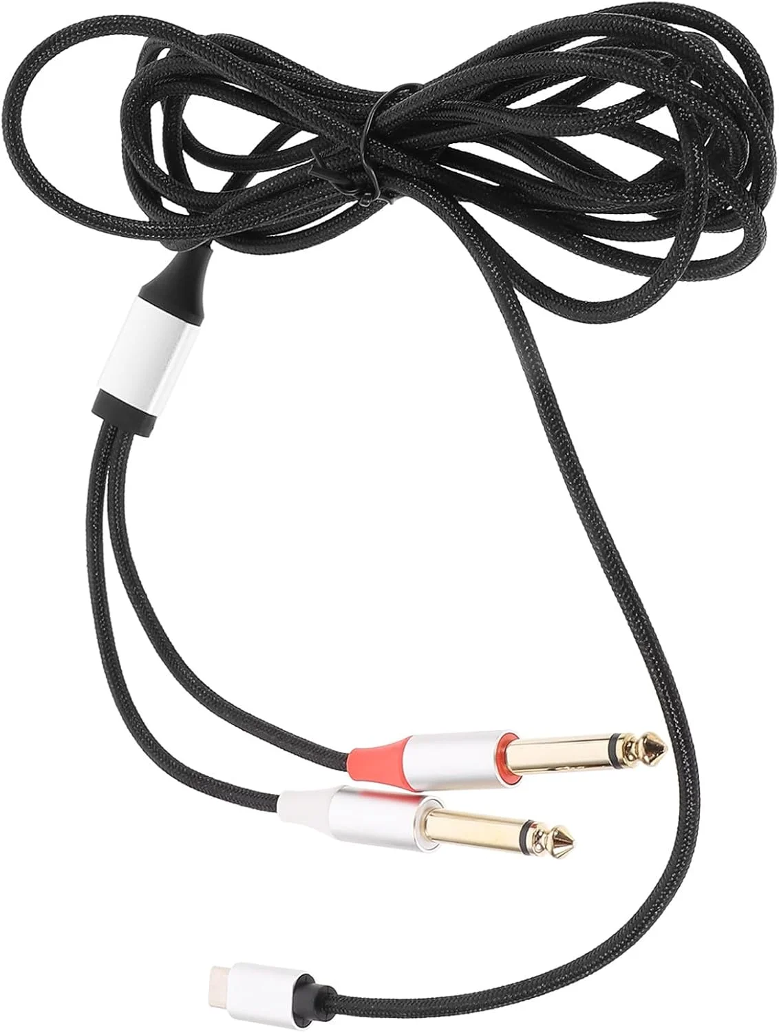 کابل صوتی USB-C دوتایی، کابل آداپتور بادوام و سبک Type-C به برای تلفن هوشمند، تبلت، لپ تاپ، آمپلی فایر و میکسر، انتقال صدای واضح کابل صوتی USB-C دوتایی، کابل آداپتور بادوام و سبک Type-C به برای تلفن هوشمند، تبلت، لپ تاپ، آمپلی فایر و میکسر، انتقال صدای واضح