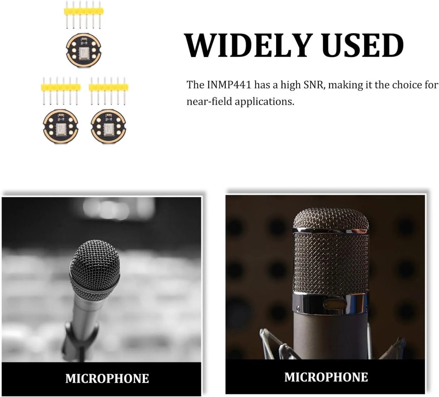 minkissy 3 ست ماژول میکروفون چند جهته کم مصرف با دقت بالا با I²s برای لوازم جانبی میکروفون minkissy 3 ست ماژول میکروفون چند جهته کم مصرف با دقت بالا با I²s برای لوازم جانبی میکروفون