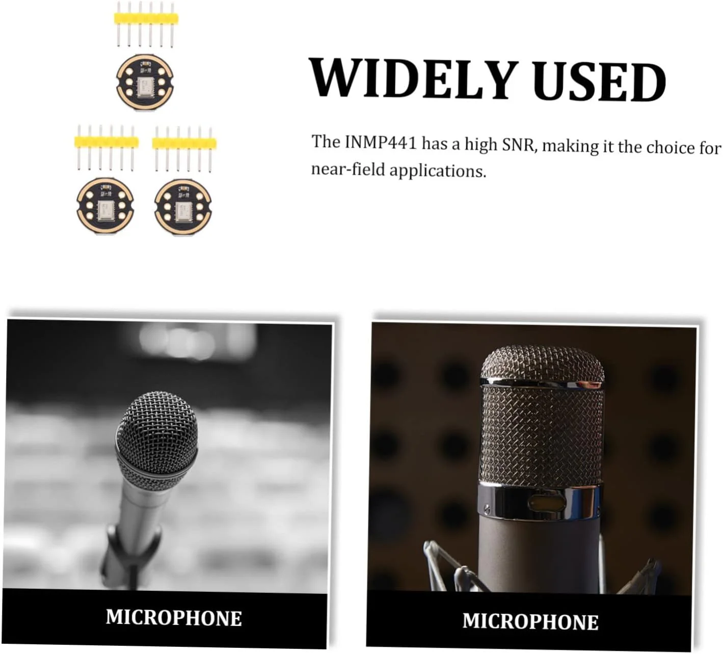 Milisten 3 ست ماژول میکروفون همه جهته بادوام حرفه ای برای میکروفون ها با دقت بالا، مصرف انرژی کم و رابط دیجیتال I²s Milisten 3 ست ماژول میکروفون همه جهته بادوام حرفه ای برای میکروفون ها با دقت بالا، مصرف انرژی کم و رابط دیجیتال I²s