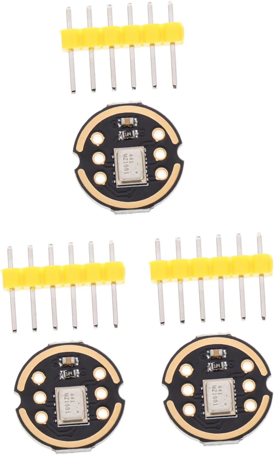 مجموعه 3 عددی ماژول میکروفون چند جهته Mikinona با رابط I²S، فناوری میکروالکترومکانیکی، دقت بالا، مصرف برق پایین، سازگار با پردازنده های دیجیتال، پایدار مجموعه 3 عددی ماژول میکروفون چند جهته Mikinona با رابط I²S، فناوری میکروالکترومکانیکی، دقت بالا، مصرف برق پایین، سازگار با پردازنده های دیجیتال، پایدار