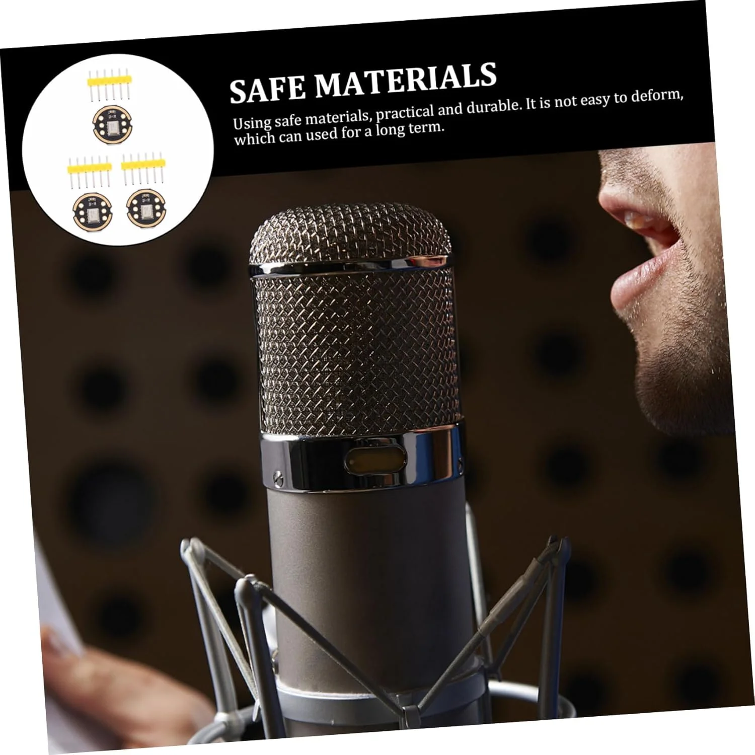 ماژول میکروفون همه جهته TOYANDONA، 3 ست، با رابط I2S، دقت بالا، مصرف انرژی پایین برای پردازنده های صوتی دیجیتال ماژول میکروفون همه جهته TOYANDONA، 3 ست، با رابط I2S، دقت بالا، مصرف انرژی پایین برای پردازنده های صوتی دیجیتال