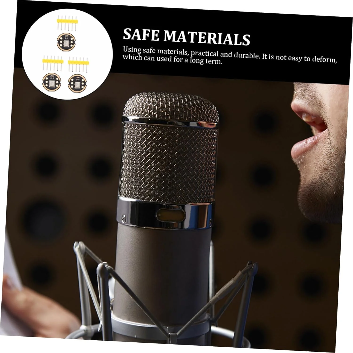 ماژول میکروفون همه جهته با 3 مجموعه، دقت بالا، مصرف انرژی پایین، خروجی دیجیتال I²S، پاسخ فرکانسی پایدار و سازگار ماژول میکروفون همه جهته با 3 مجموعه، دقت بالا، مصرف انرژی پایین، خروجی دیجیتال I²S، پاسخ فرکانسی پایدار و سازگار