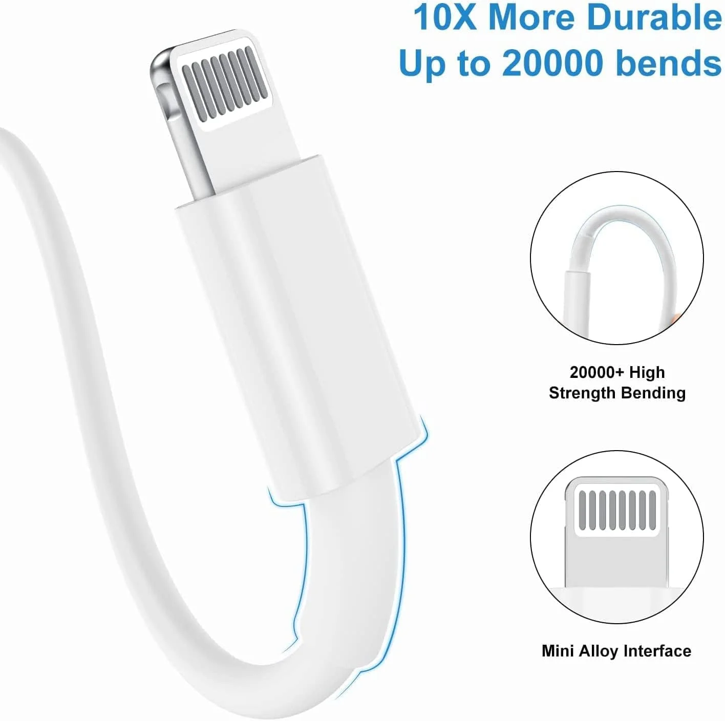 کابل شارژ سریع آیفون 3 متری، کابل USB-C به لایتنینگ بلند، پشتیبانی از پورت Type C برای شارژ سریع اپل مناسب برای آیفون 14 پرو/14/13 پرو/12 پرو مکس/12 مینی/11 پرو/XS/XR/iPad کابل شارژ سریع آیفون 3 متری، کابل USB-C به لایتنینگ بلند، پشتیبانی از پورت Type C برای شارژ سریع اپل مناسب برای آیفون 14 پرو/14/13 پرو/12 پرو مکس/12 مینی/11 پرو/XS/XR/iPad