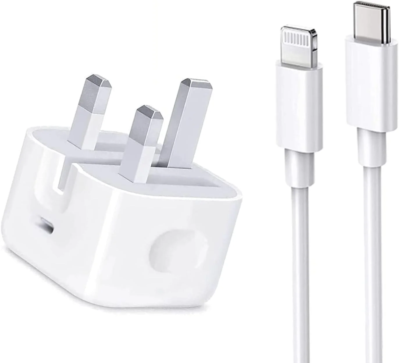 شارژر سریع USB-C آیفون دارای گواهی MFi اپل، دوشاخه USB-C شارژ سریع و کابل USB-C به لایتنینگ 2 متری PD سازگار با سری آیفون 14، 13، 12، 11، XR، XS، X، 8، آیپد، سری ایرپاد شارژر سریع USB-C آیفون دارای گواهی MFi اپل، دوشاخه USB-C شارژ سریع و کابل USB-C به لایتنینگ 2 متری PD سازگار با سری آیفون 14، 13، 12، 11، XR، XS، X، 8، آیپد، سری ایرپاد