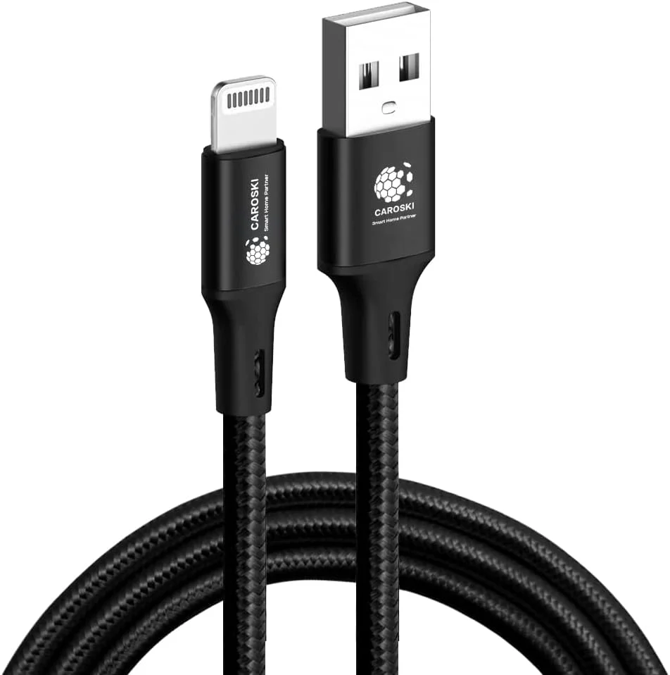 کابل شارژ آیفون 1.2 متری USB A به لایتنینگ - کابل 20 واتی با قابلیت شارژ سریع PD برای آیفون، آیپد پرو، ایرپادز پرو، آیفون 8 تا 14 (تمام سری ها) (USB-A به لایتنینگ) (مشکی) کابل شارژ آیفون 1.2 متری USB A به لایتنینگ - کابل 20 واتی با قابلیت شارژ سریع PD برای آیفون، آیپد پرو، ایرپادز پرو، آیفون 8 تا 14 (تمام سری ها) (USB-A به لایتنینگ) (مشکی)