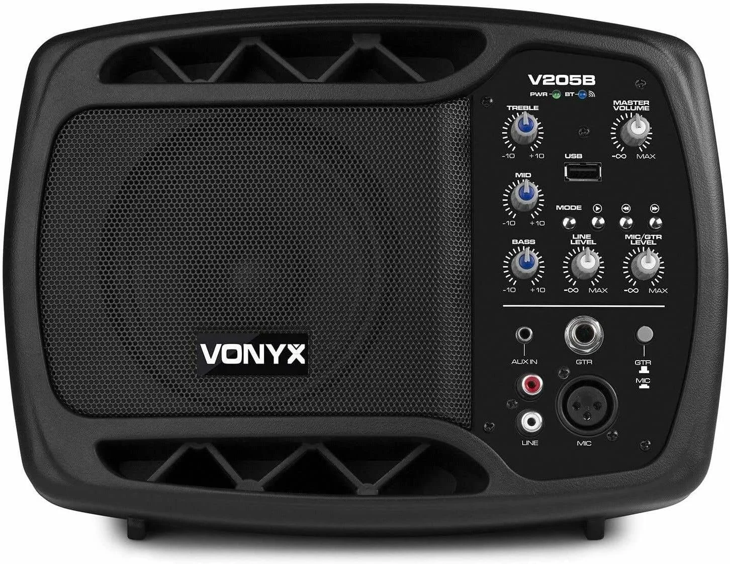 اسپیکر مانیتور Vonyx V205B، مانیتور شخصی اکتیو با بلوتوث، USB، 80 وات، مانیتور کوچک، آمپلی فایر گیتار، مانیتور مینی، مانیتور استیج، برای آواز و موسیقی اسپیکر مانیتور Vonyx V205B، مانیتور شخصی اکتیو با بلوتوث، USB، 80 وات، مانیتور کوچک، آمپلی فایر گیتار، مانیتور مینی، مانیتور استیج، برای آواز و موسیقی