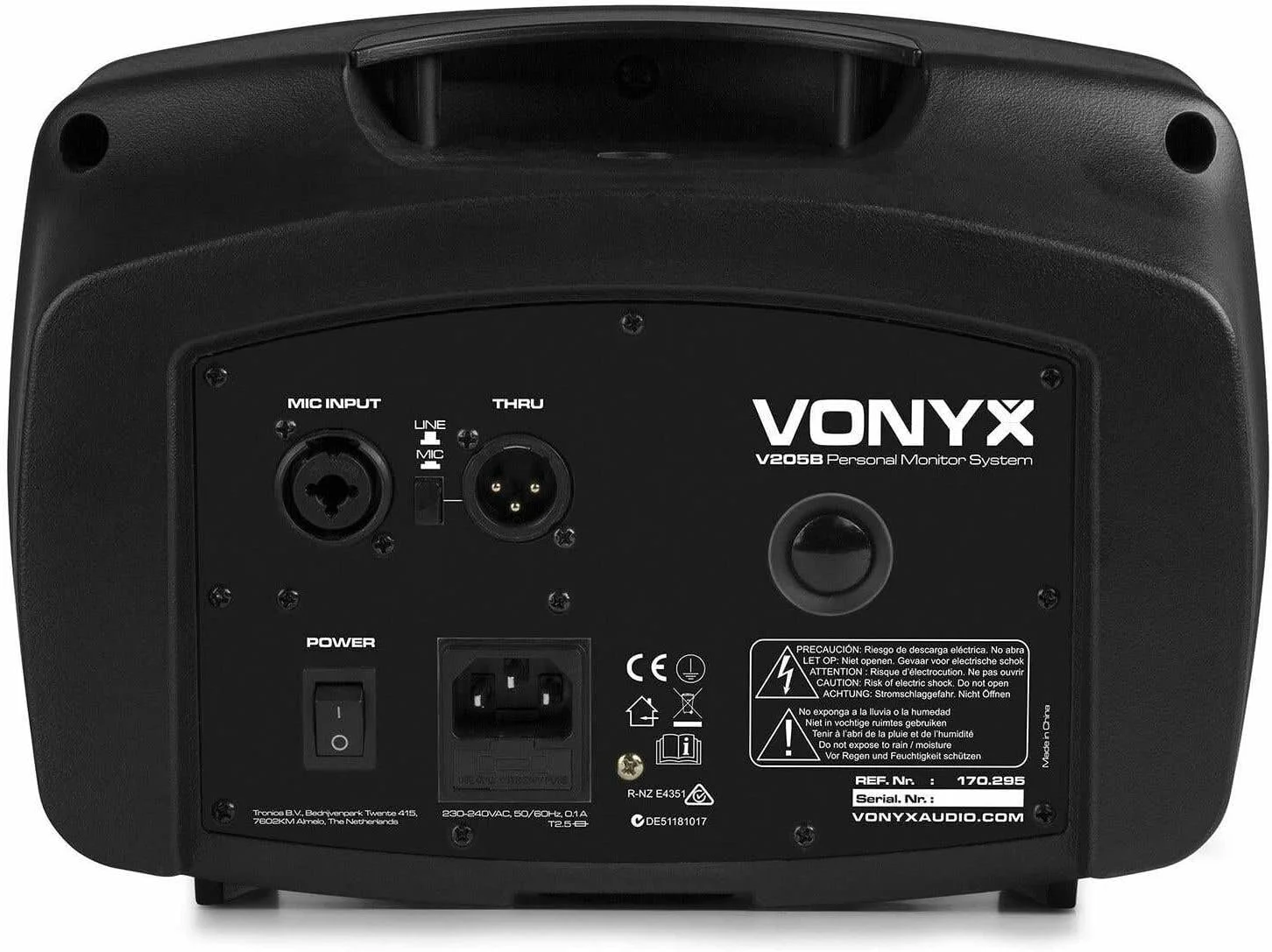 اسپیکر مانیتور Vonyx V205B، مانیتور شخصی اکتیو با بلوتوث، USB، 80 وات، مانیتور کوچک، آمپلی فایر گیتار، مانیتور مینی، مانیتور استیج، برای آواز و موسیقی اسپیکر مانیتور Vonyx V205B، مانیتور شخصی اکتیو با بلوتوث، USB، 80 وات، مانیتور کوچک، آمپلی فایر گیتار، مانیتور مینی، مانیتور استیج، برای آواز و موسیقی