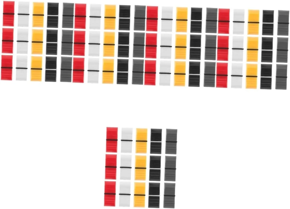 Toyvian 250 عدد جایگزین دکمه فیدر برای میکسر صدا با قطر داخلی، دکمه های متنوع و بادوام برای نصب آسان و عملکرد مطلوب Toyvian 250 عدد جایگزین دکمه فیدر برای میکسر صدا با قطر داخلی، دکمه های متنوع و بادوام برای نصب آسان و عملکرد مطلوب