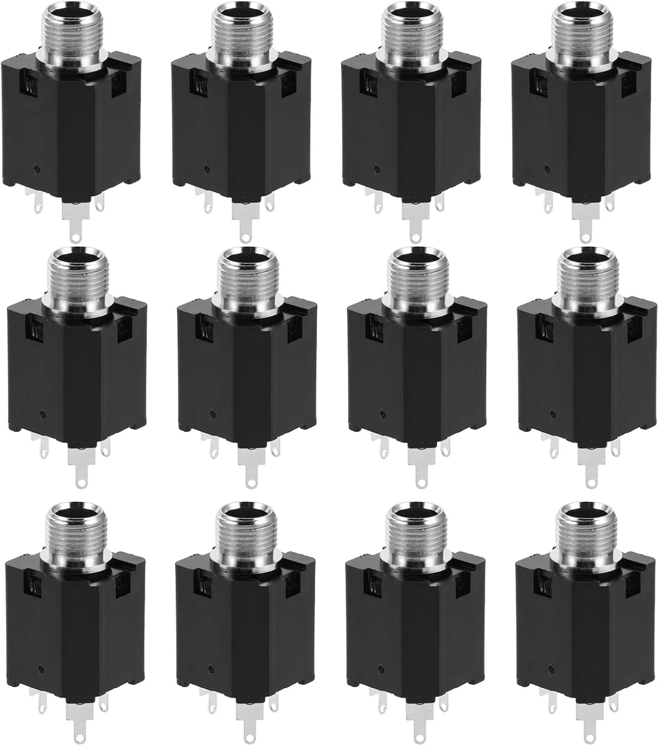 میلیستن 12 عدد جک استریو مادگی میکروفون جک صوتی برای آداپتور میکسر برای نصب روی پنل میلیستن 12 عدد جک استریو مادگی میکروفون جک صوتی برای آداپتور میکسر برای نصب روی پنل