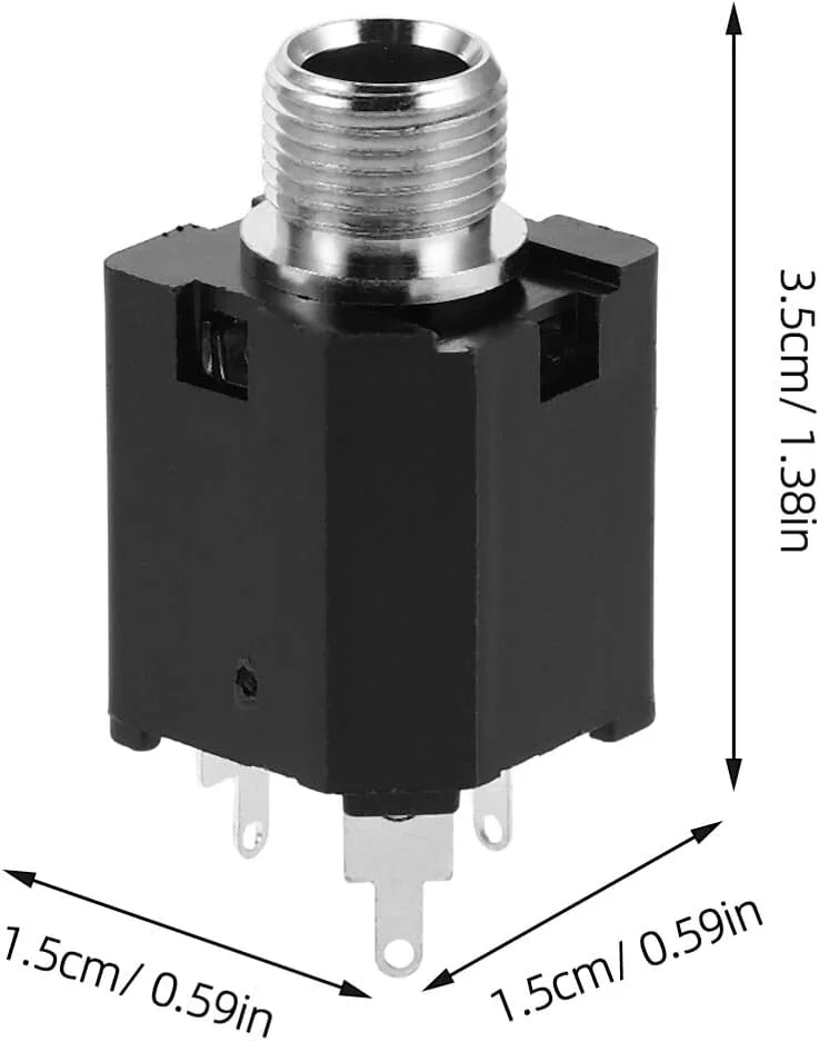 میلیستن 12 عدد جک استریو مادگی میکروفون جک صوتی برای آداپتور میکسر برای نصب روی پنل میلیستن 12 عدد جک استریو مادگی میکروفون جک صوتی برای آداپتور میکسر برای نصب روی پنل