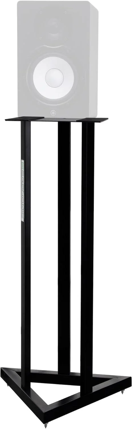 پایه استودیویی مانیتور پرونومیک 2X SCS-20 (ارتفاع: 90 سانتی متر، پایه مثلثی، پایه های لاستیکی، پایه های سوزنی/میخ، پین ایمنی، فولاد، صفحه نگهدارنده با نوارهای لاستیکی) پوشش داده شده با پودر مشکی پایه استودیویی مانیتور پرونومیک 2X SCS-20 (ارتفاع: 90 سانتی متر، پایه مثلثی، پایه های لاستیکی، پایه های سوزنی/میخ، پین ایمنی، فولاد، صفحه نگهدارنده با نوارهای لاستیکی) پوشش داده شده با پودر مشکی