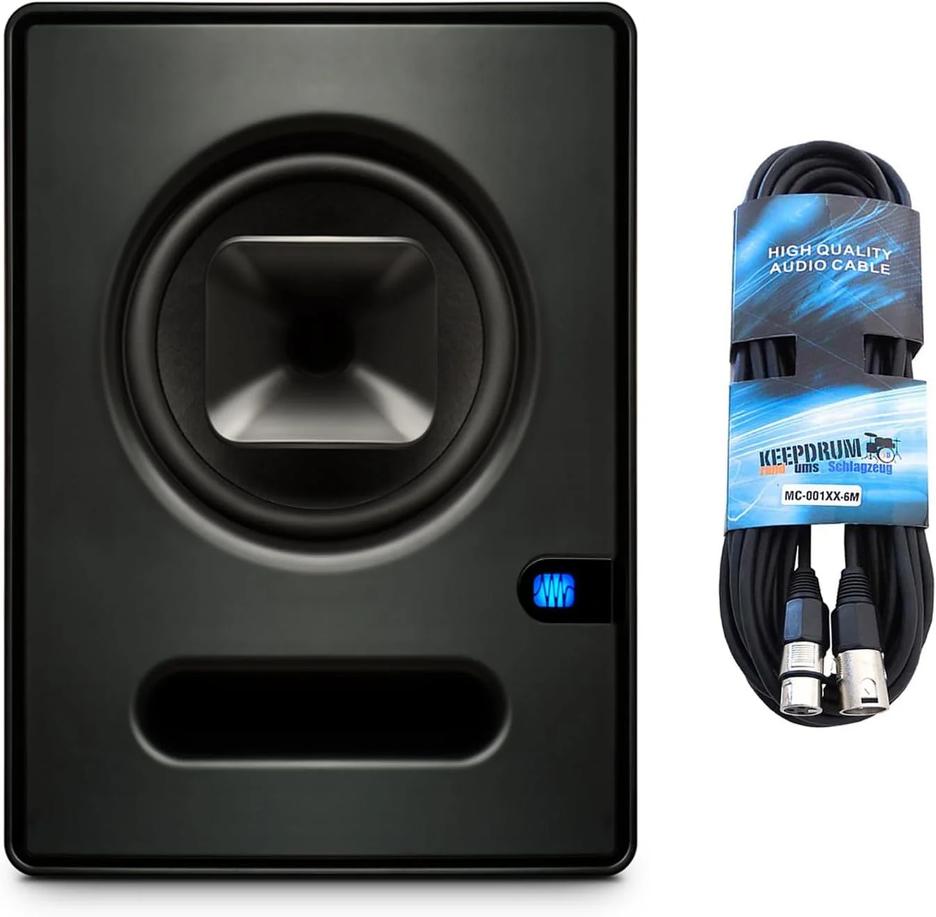 مانیتور استودیویی اکتیو حرفه ای PreSonus Sceptre S8 به همراه کابل XLR کیپ درام مانیتور استودیویی اکتیو حرفه ای PreSonus Sceptre S8 به همراه کابل XLR کیپ درام
