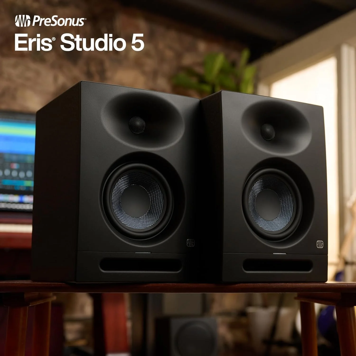 یک جفت اسپیکر مانیتورینگ اکتیو Presonus Eris Studio 5 با ووفر 5.25 اینچی + 2 عدد پایه اسپیکر keepdrum قرمز یک جفت اسپیکر مانیتورینگ اکتیو Presonus Eris Studio 5 با ووفر 5.25 اینچی + 2 عدد پایه اسپیکر keepdrum قرمز