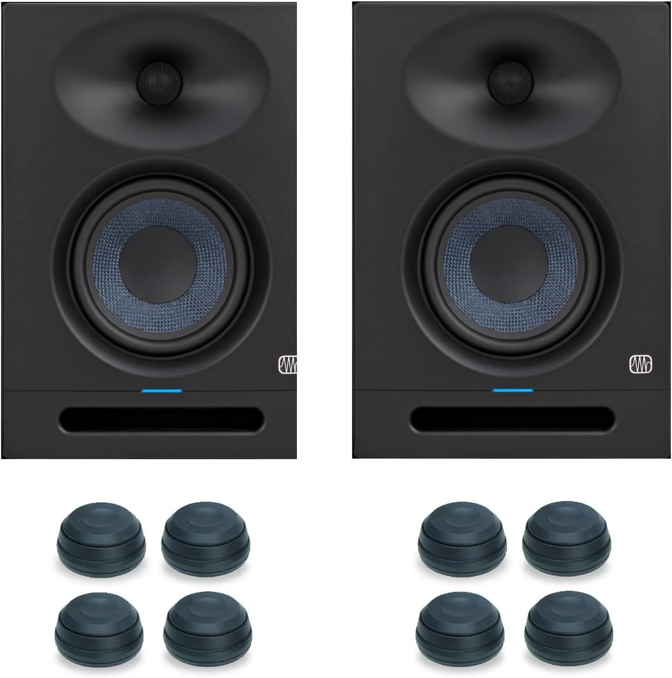 مانیتورهای استودیویی اکتیو Presonus Eris Studio 5، بلندگوهای 5.25 اینچی، یک جفت + پایه های ضد لرزش بلندگو keepdrum مانیتورهای استودیویی اکتیو Presonus Eris Studio 5، بلندگوهای 5.25 اینچی، یک جفت + پایه های ضد لرزش بلندگو keepdrum