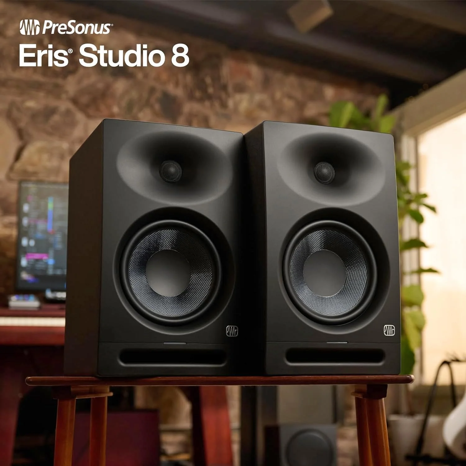 یک جفت مانیتورینگ استودیویی اکتیو 8 اینچی Presonus Eris Studio 8 + ست پایه های لرزه گیر بلندگو keepdrum 2X یک جفت مانیتورینگ استودیویی اکتیو 8 اینچی Presonus Eris Studio 8 + ست پایه های لرزه گیر بلندگو keepdrum 2X